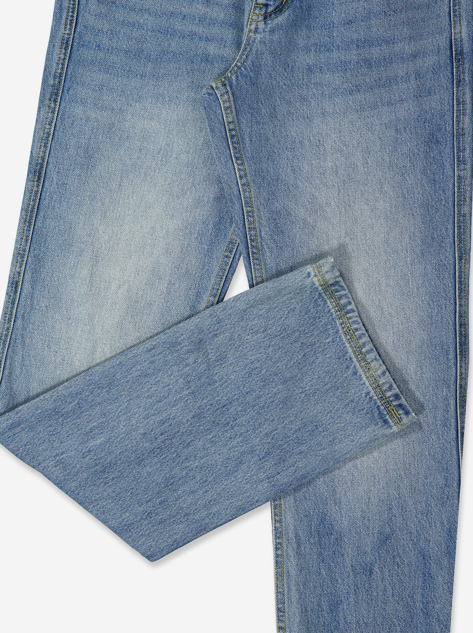 Pantalón denim claro efecto lavado - Aya - Image 5