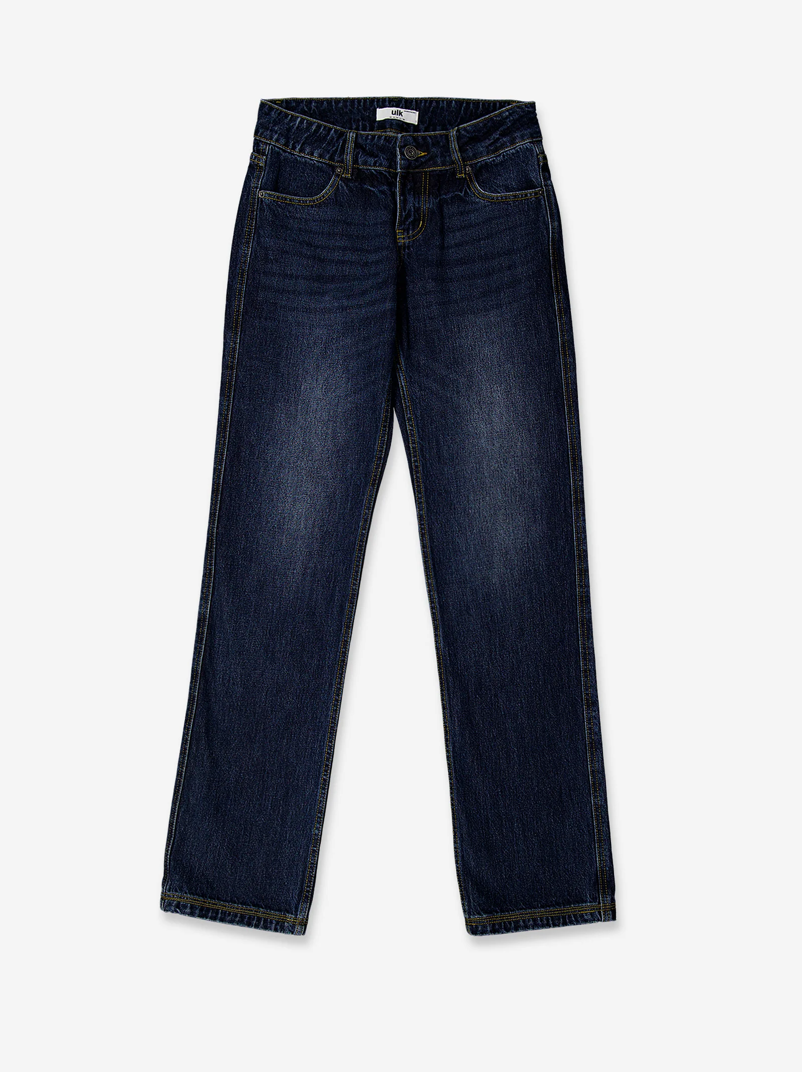 Pantalón denim oscuro efecto lavado - Aya