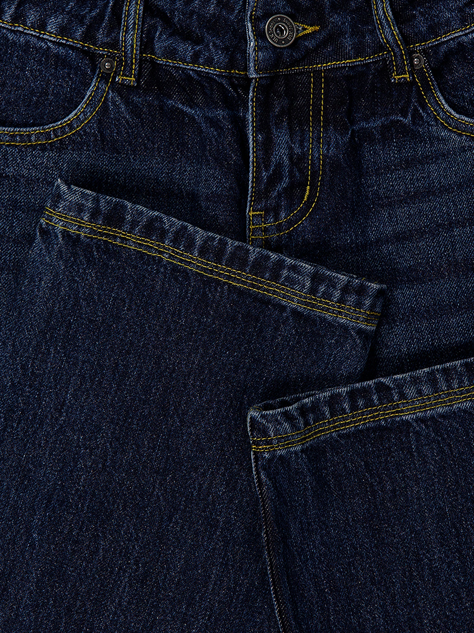 Pantalón denim oscuro efecto lavado - Aya - Image 2