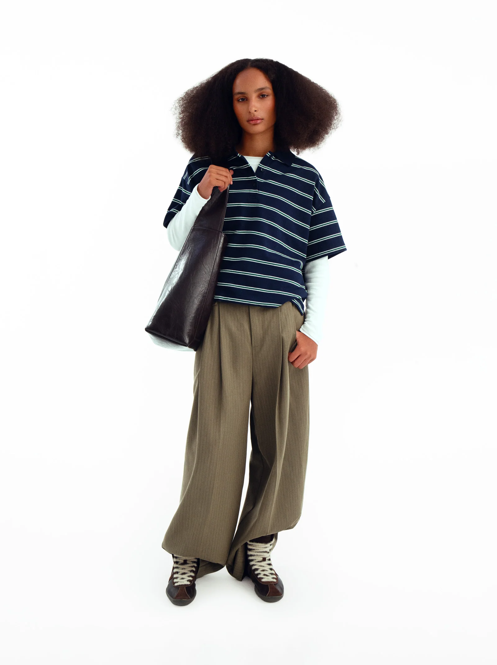 Pantalón fluido pinzas - ULK Emma