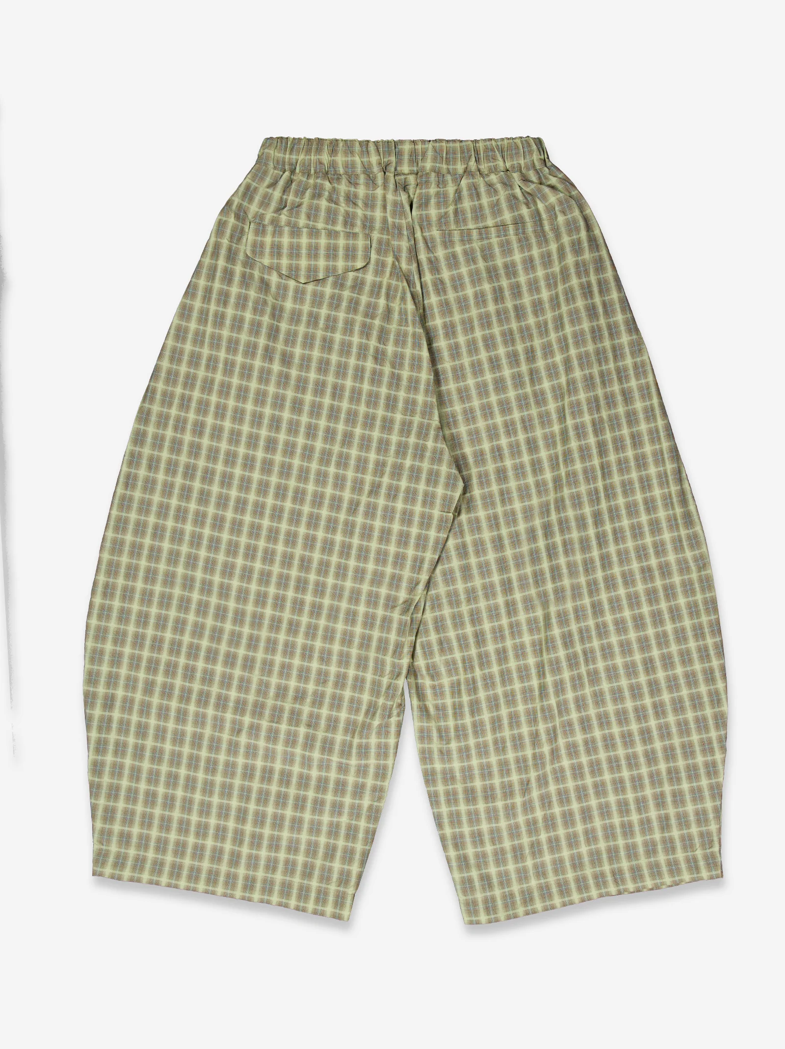Pantalones barrel tartán con cintura elástica - Picnic - Image 5