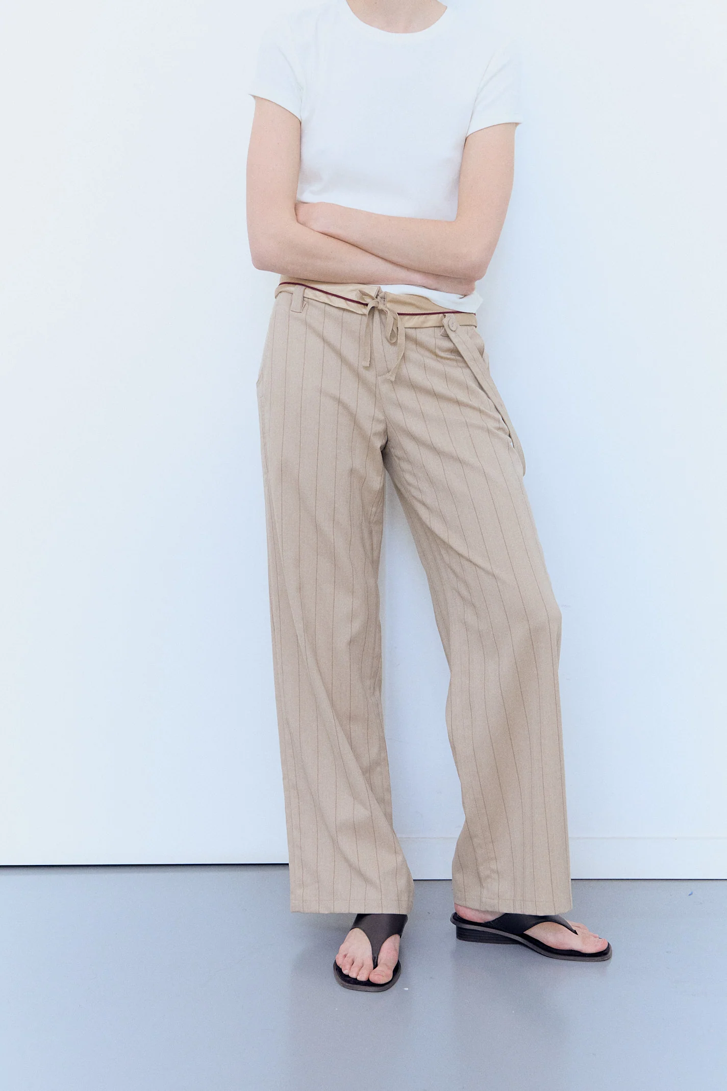 Pantalones raya diplomática oversize - Yara - Image 2