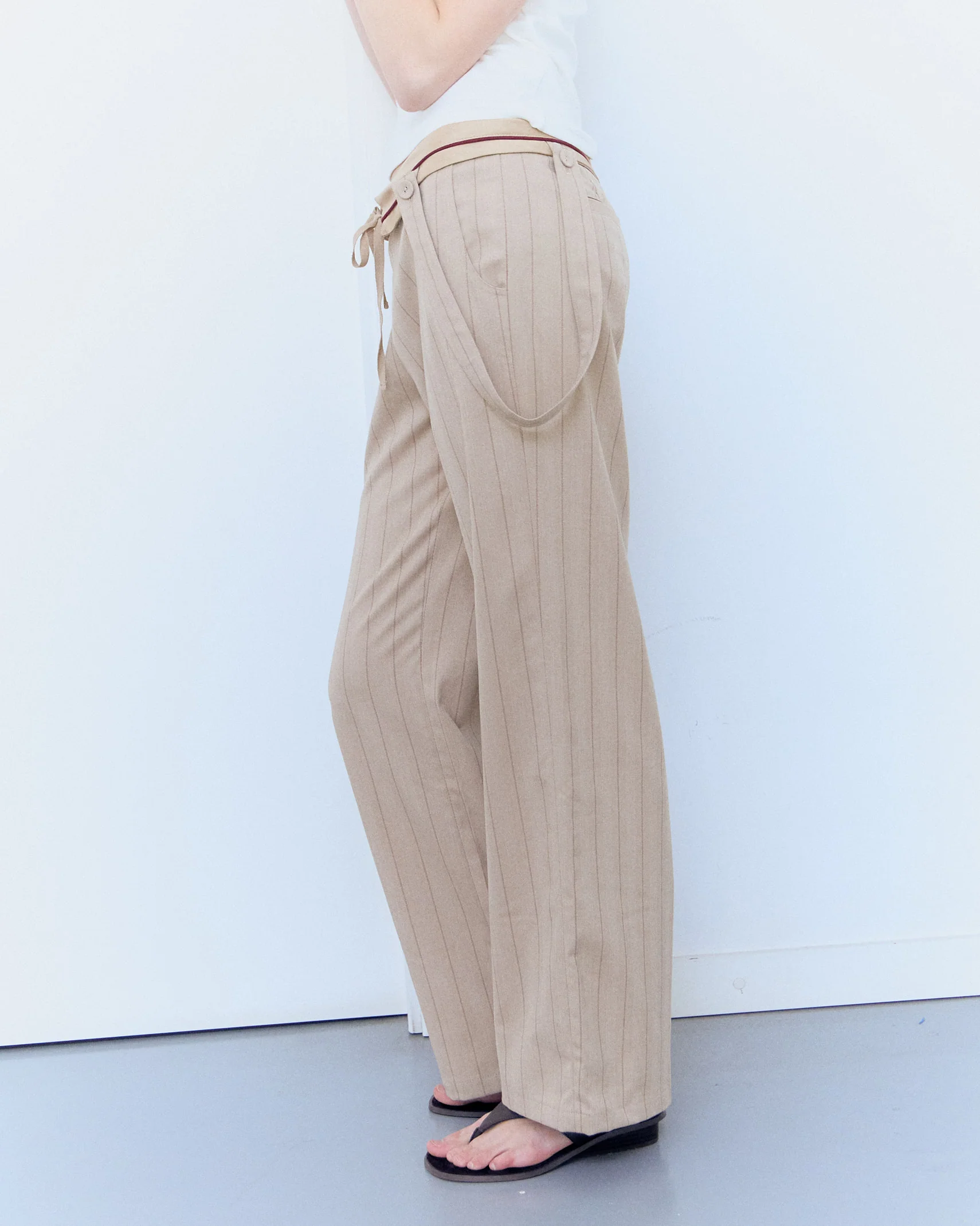 Pantalones raya diplomática oversize - Yara - Image 4