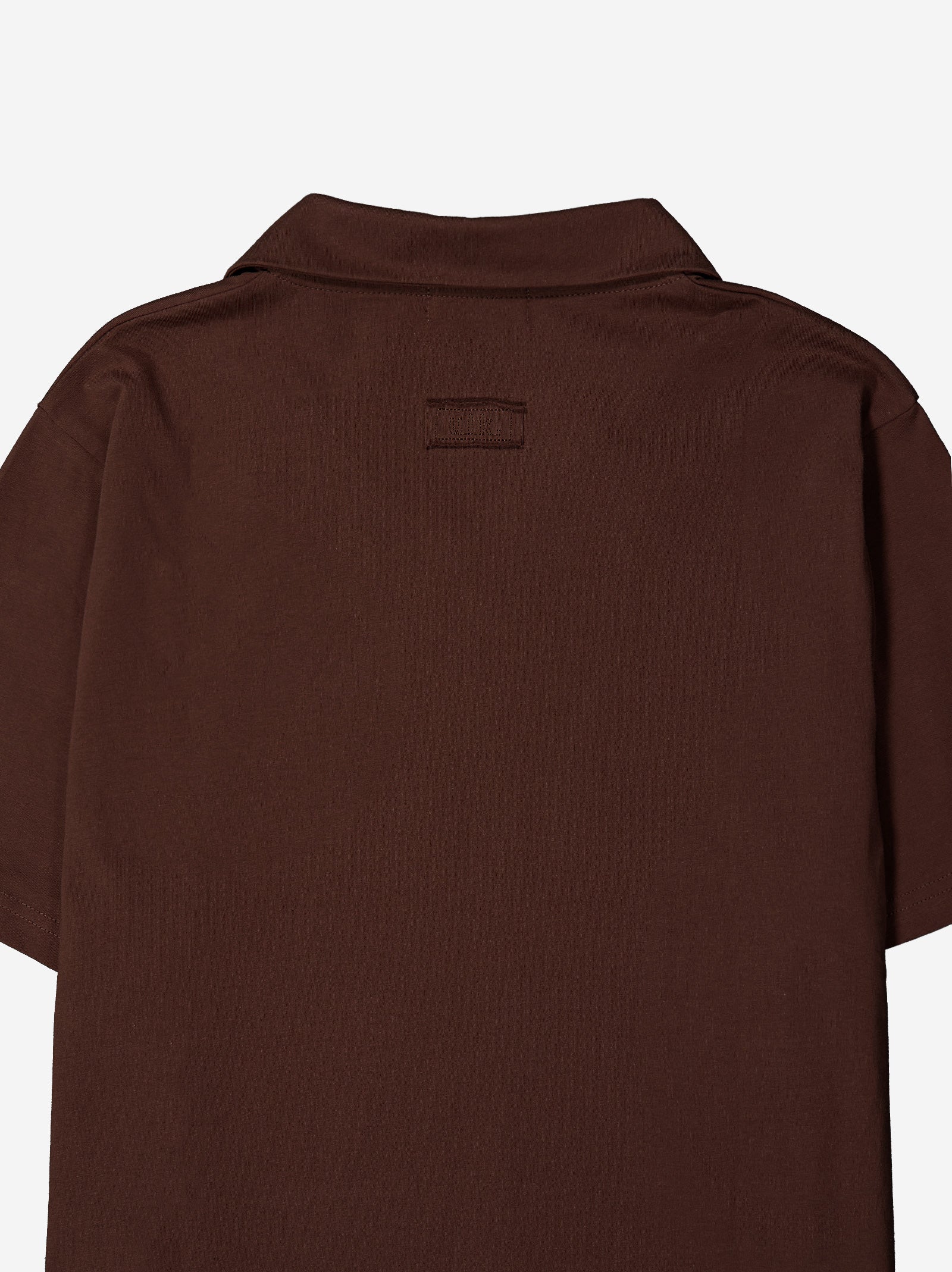 Polo marrón de manga corta detalle cuello - Inpol - Image 5