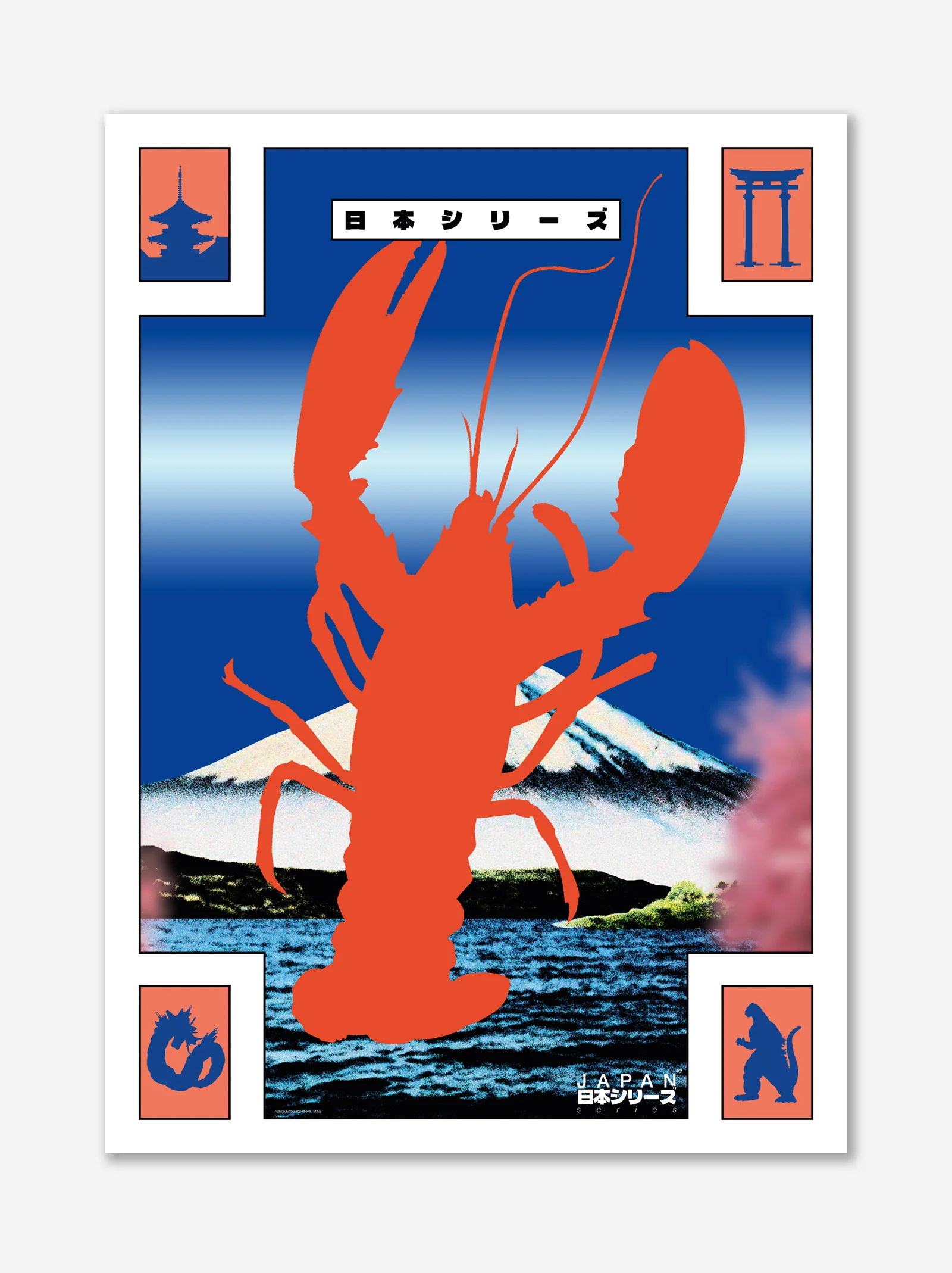 Póster Langosta - Adrián Esquivias x ULK Workshop