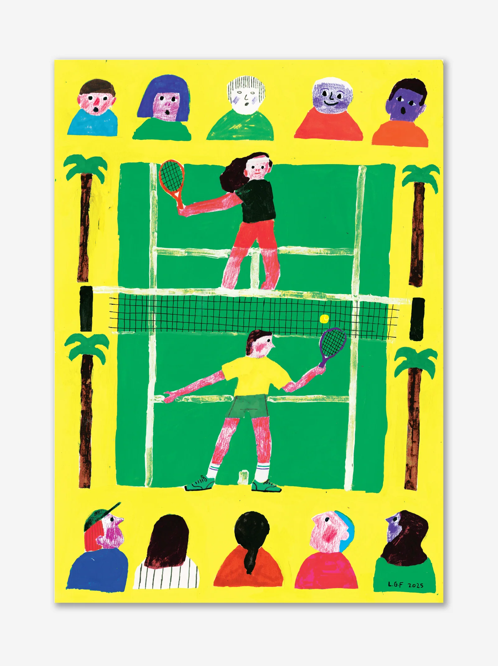 Póster Tenis - Luis Galbis x ULK Workshop