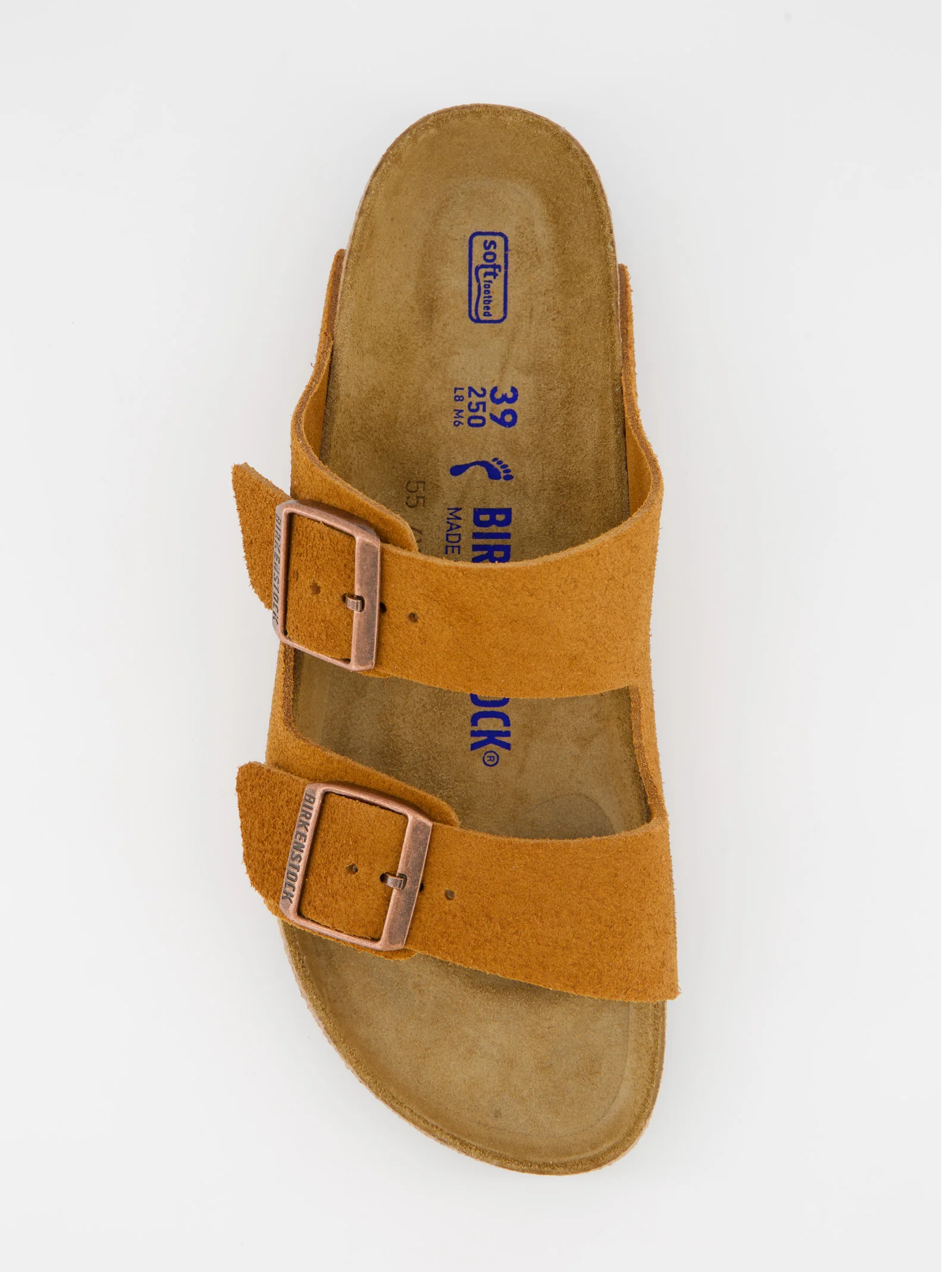 Sandalias bio de piel Birkenstock Arizona con plantilla blanda - Image 2