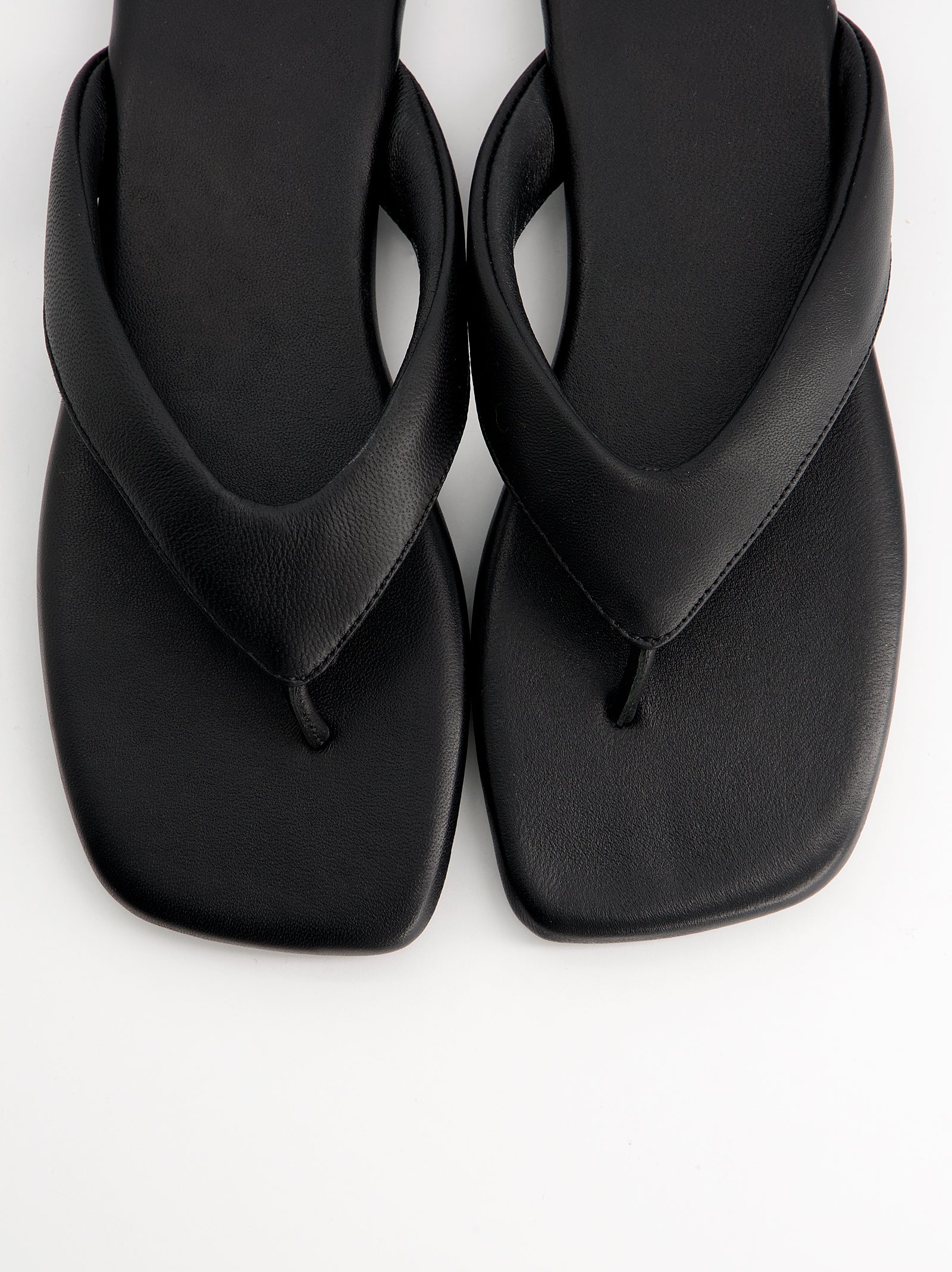 Sandalias cuadradas de dedo en piel - Zaya - Image 2