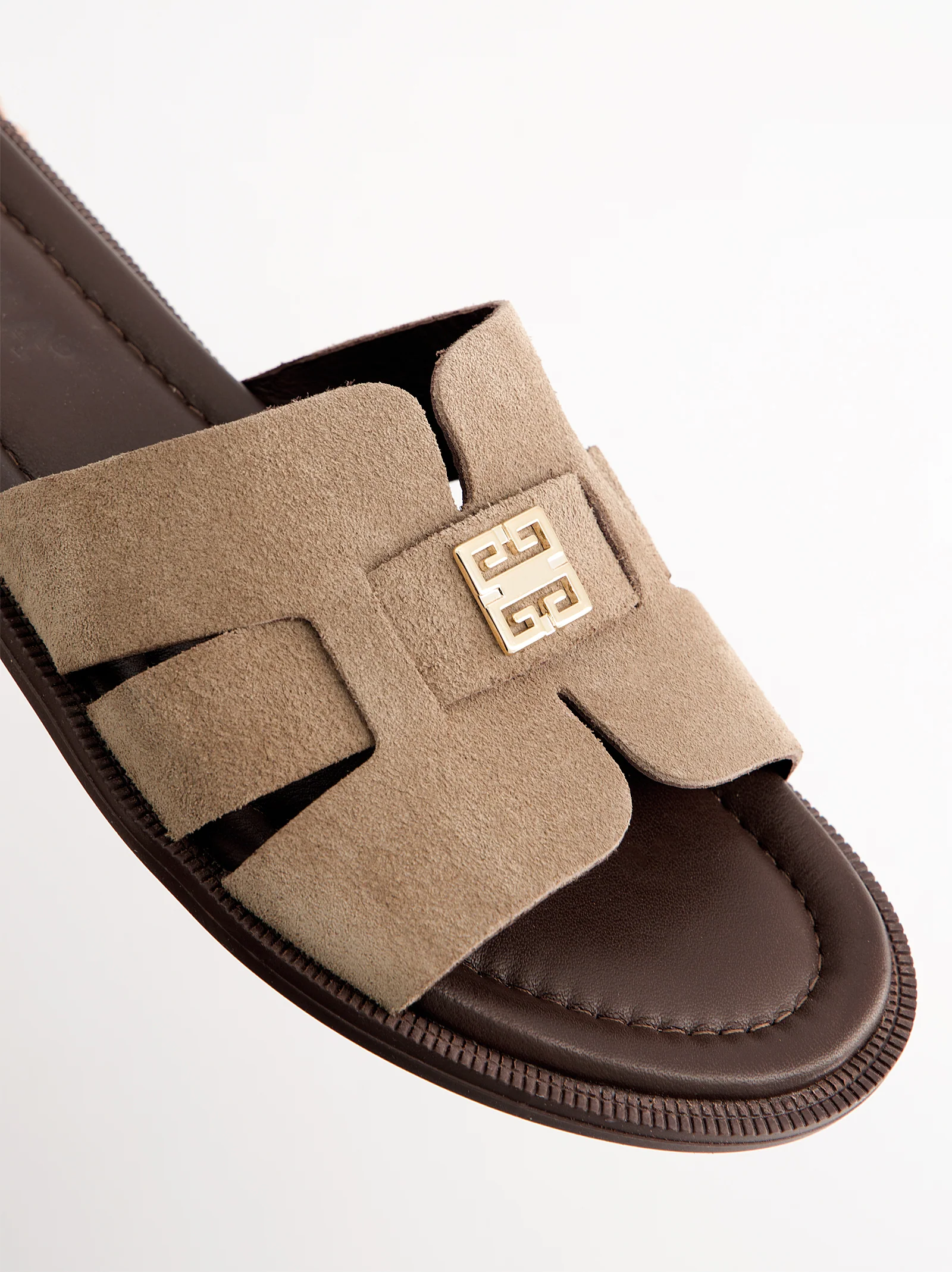 Sandalias de ante y punta cuadrada - Terent - Image 2