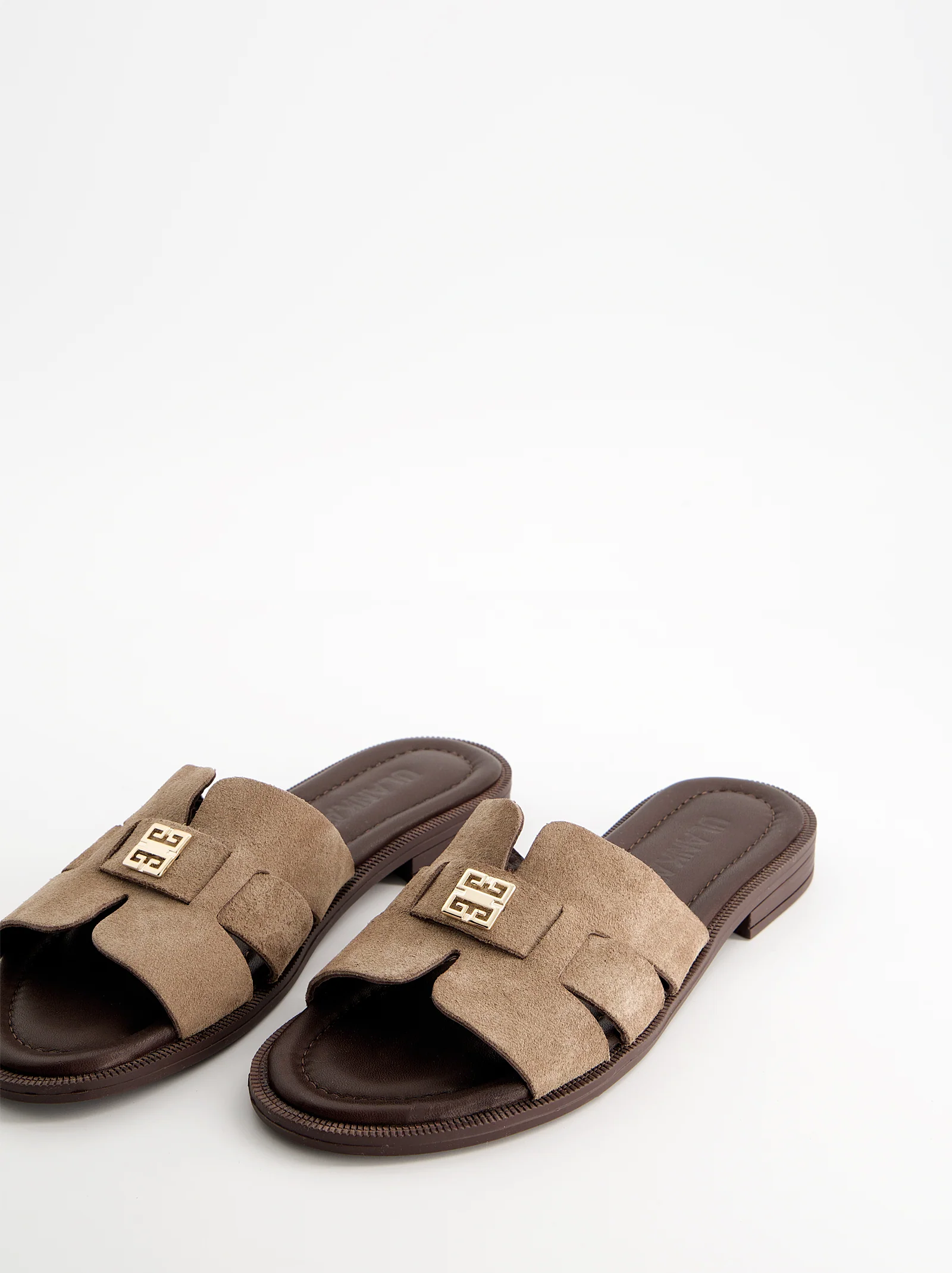 Sandalias de ante y punta cuadrada - Terent - Image 3