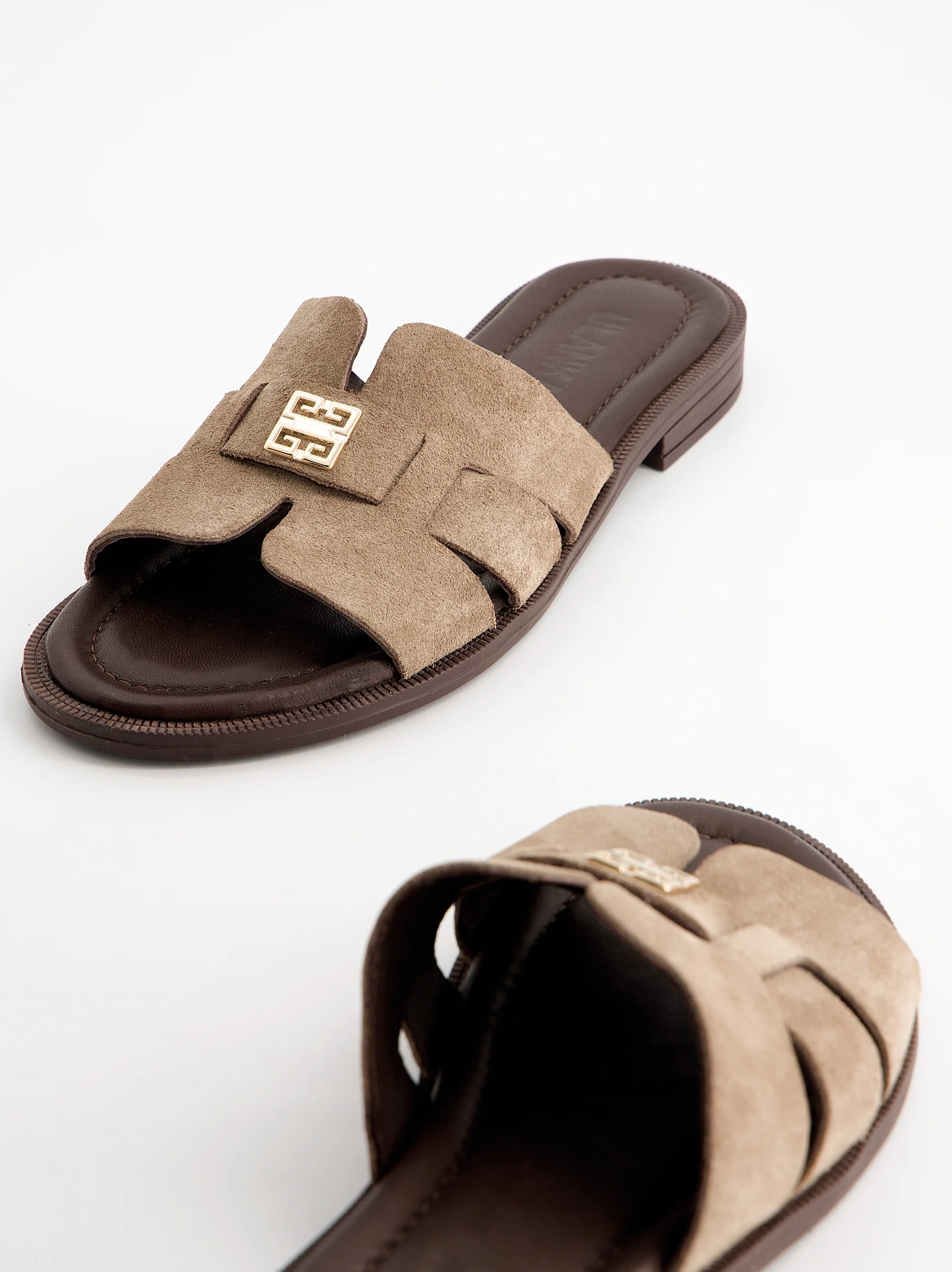 Sandalias de ante y punta cuadrada - Terent - Image 5