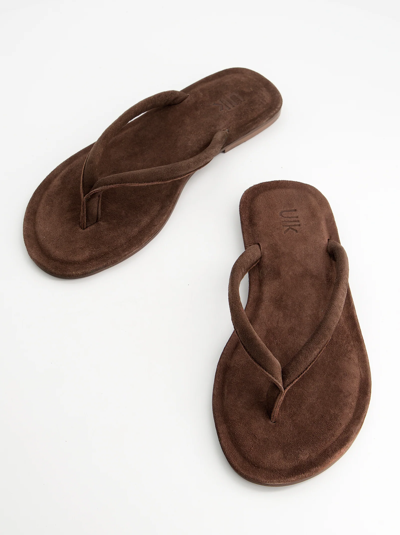 Sandalias de dedo en ante - Nude - Image 2