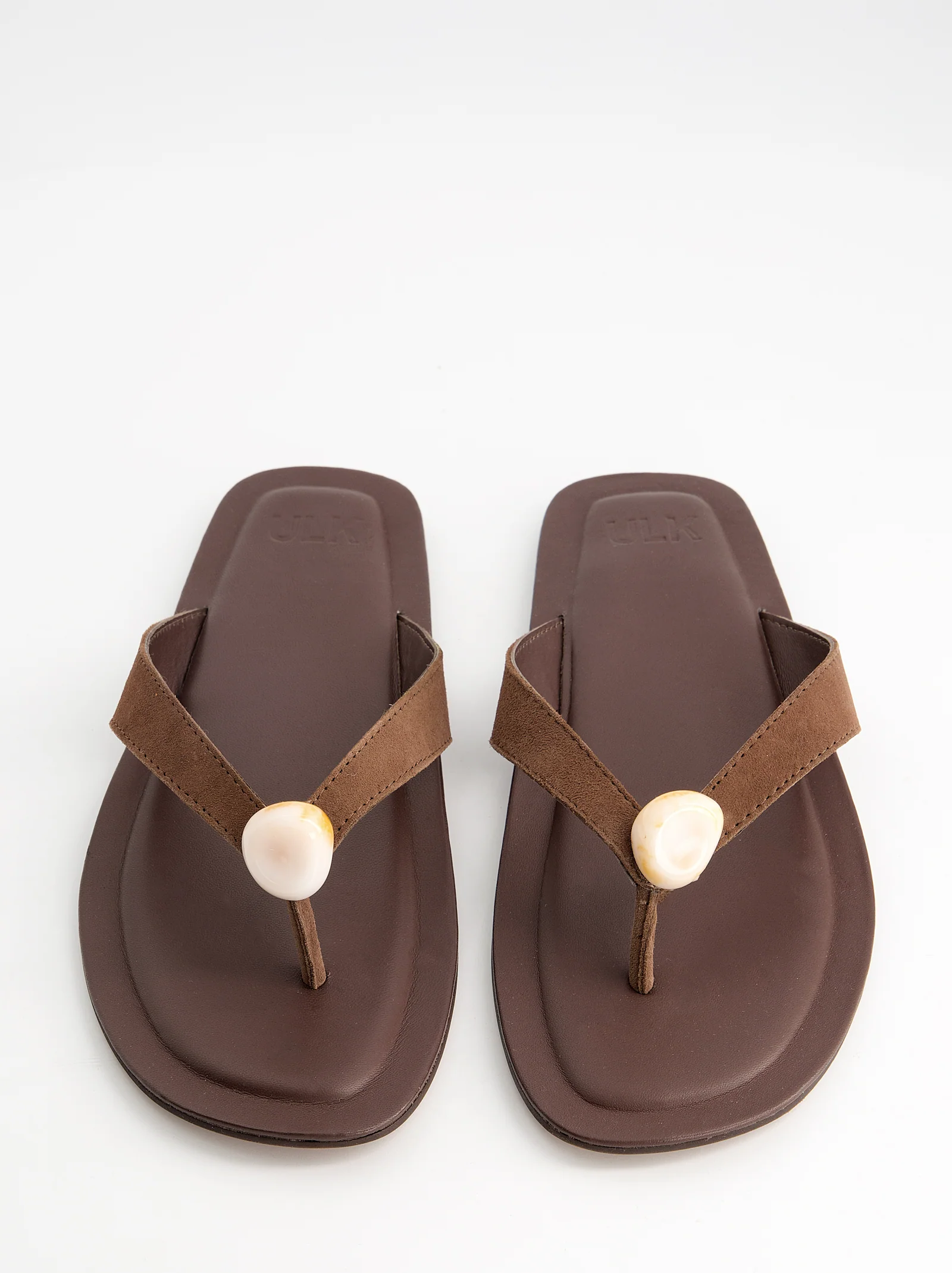 Sandalias de dedo en piel con detalle - Palm - Image 5