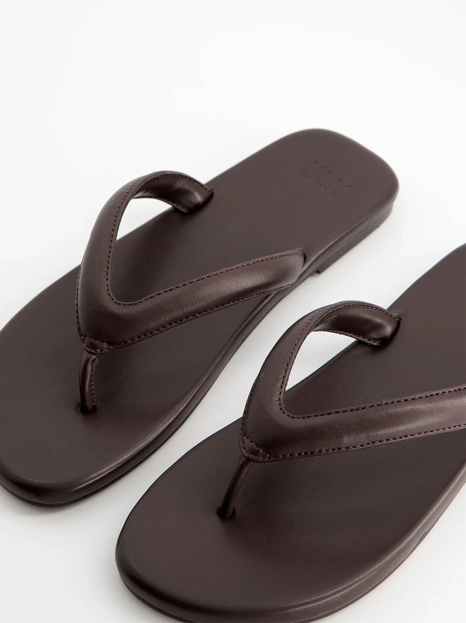 Sandalias de dedo en piel - Evoca - Image 3