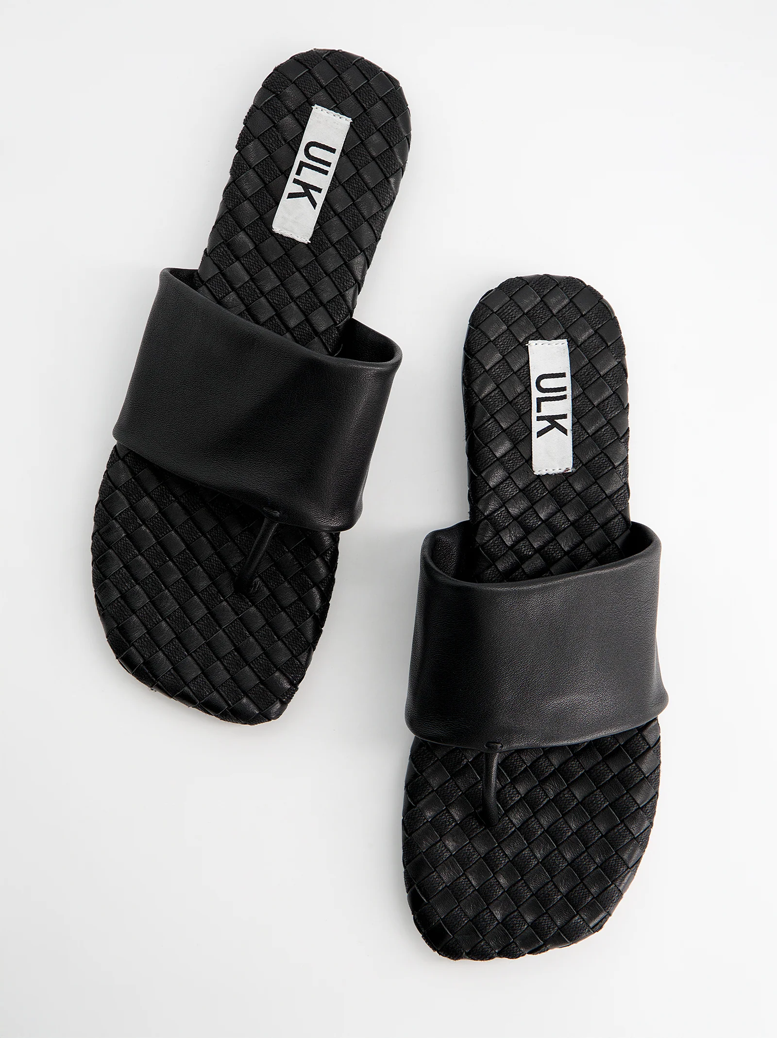 Sandalias de dedo y pala ancha en piel - Oasis - Image 2