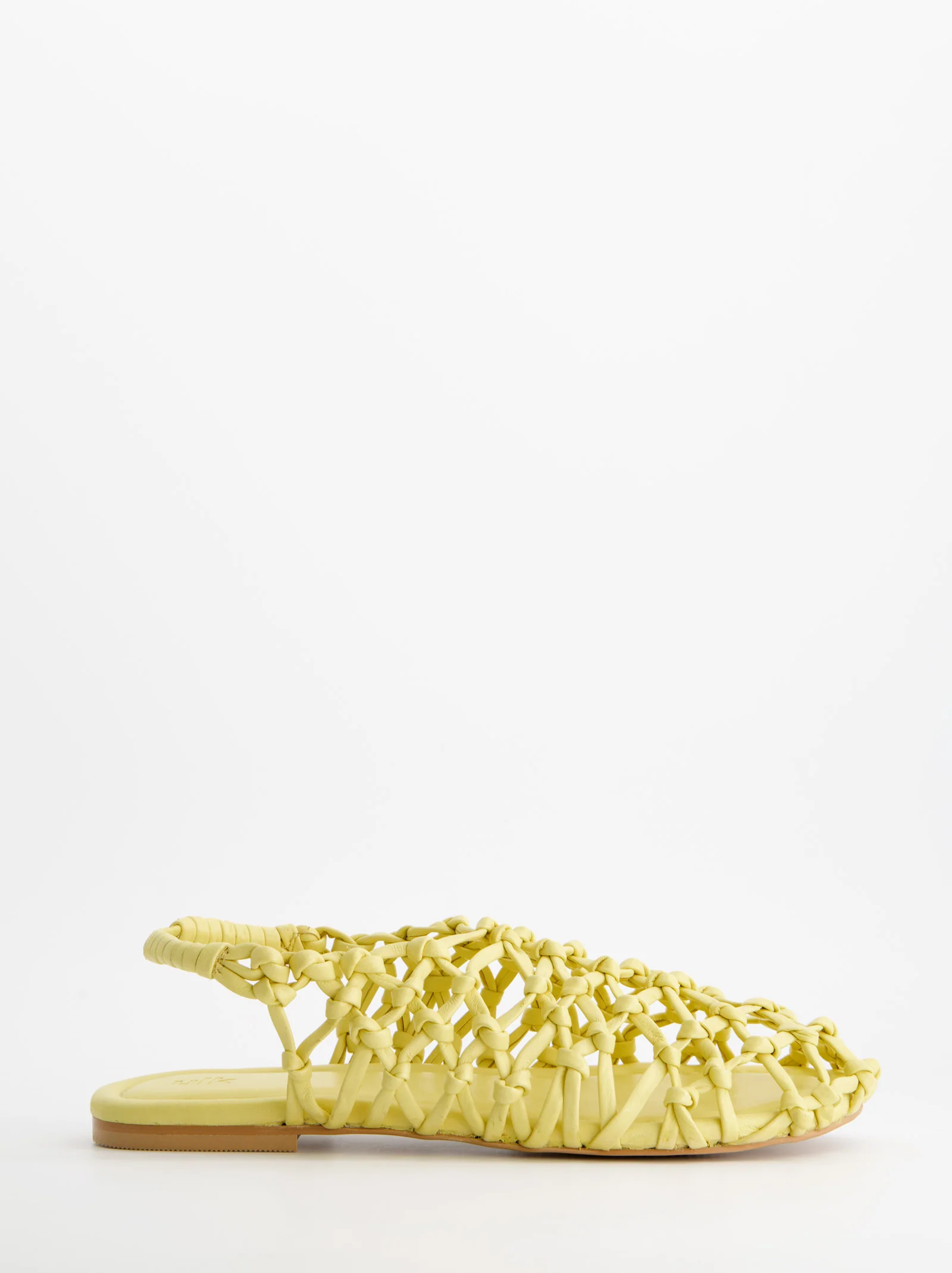 Sandalias de piel trenzada amarillas - Thunder - Image 3