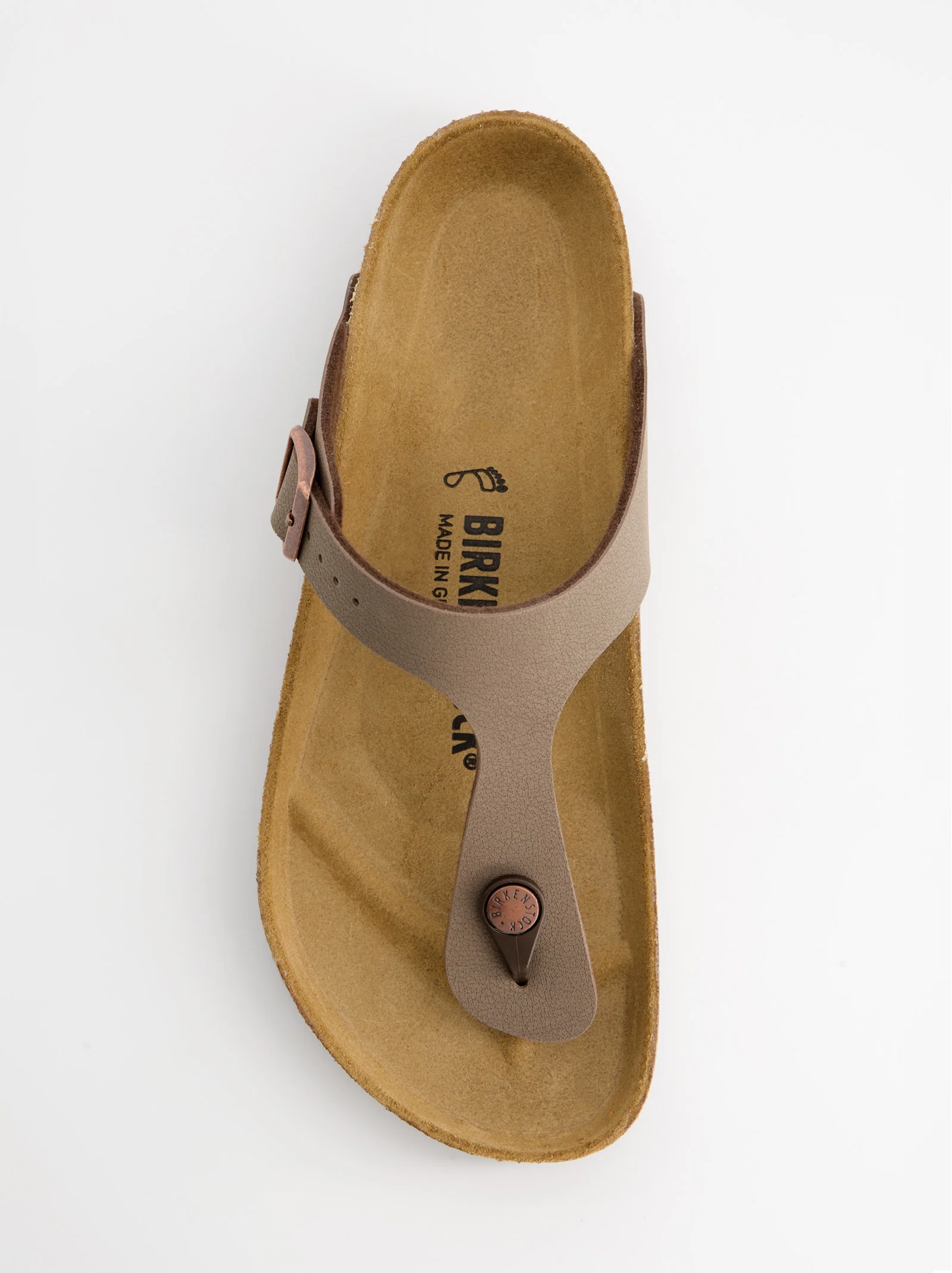 Sandalias de puente en piel sintética - Birkenstock Gizeh - Image 2