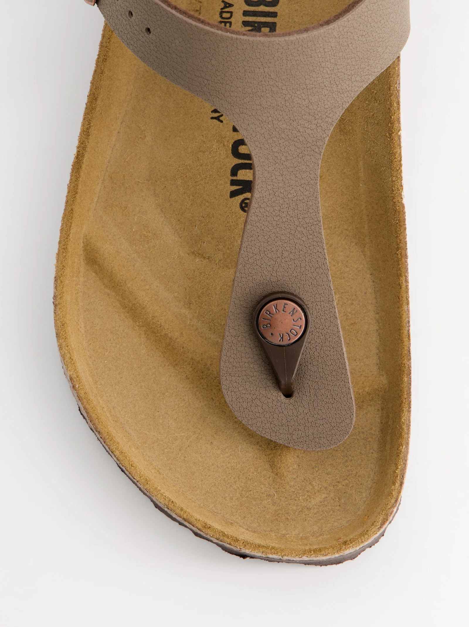 Sandalias de puente en piel sintética - Birkenstock Gizeh - Image 3