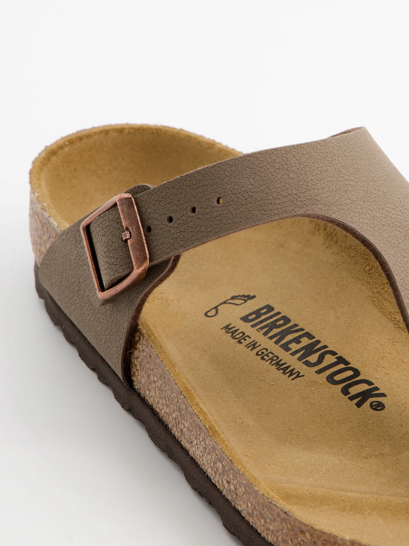 Sandalias de puente en piel sintética - Birkenstock Gizeh - Image 5