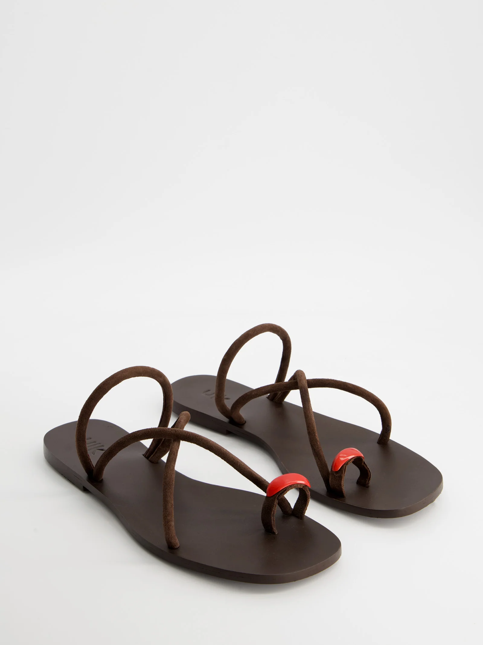 Sandalias de tiras en piel - Terra - Image 3
