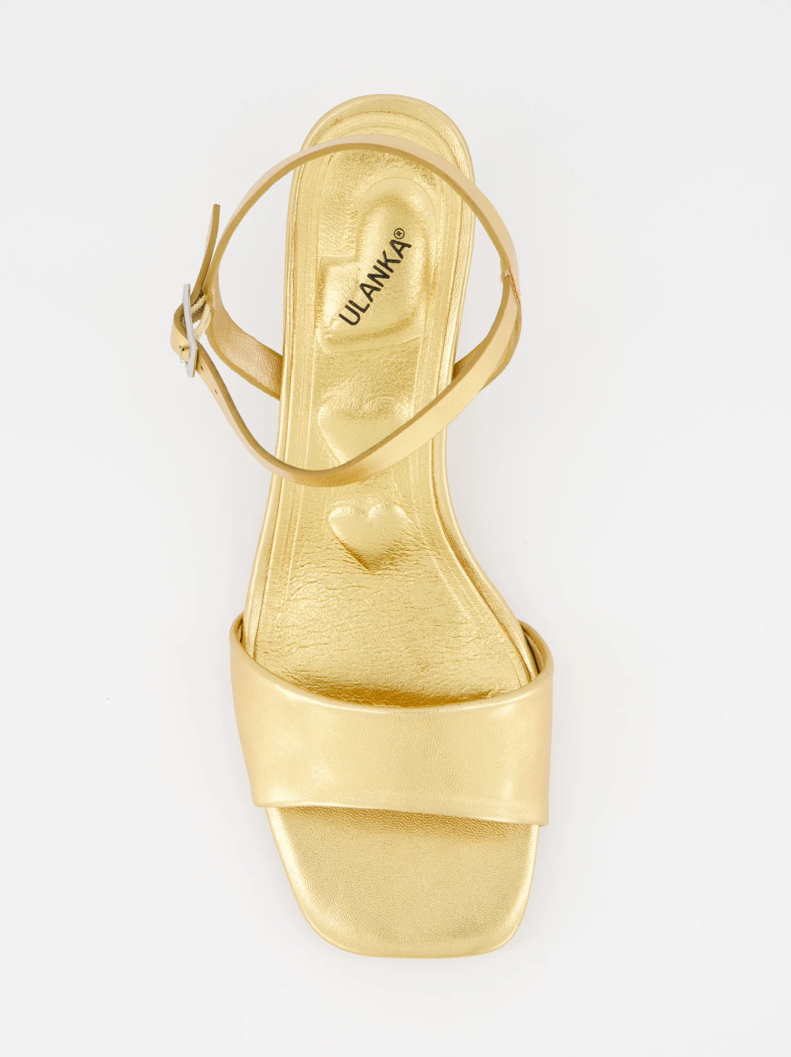 Sandalias doradas de tacón - Butter - Image 3