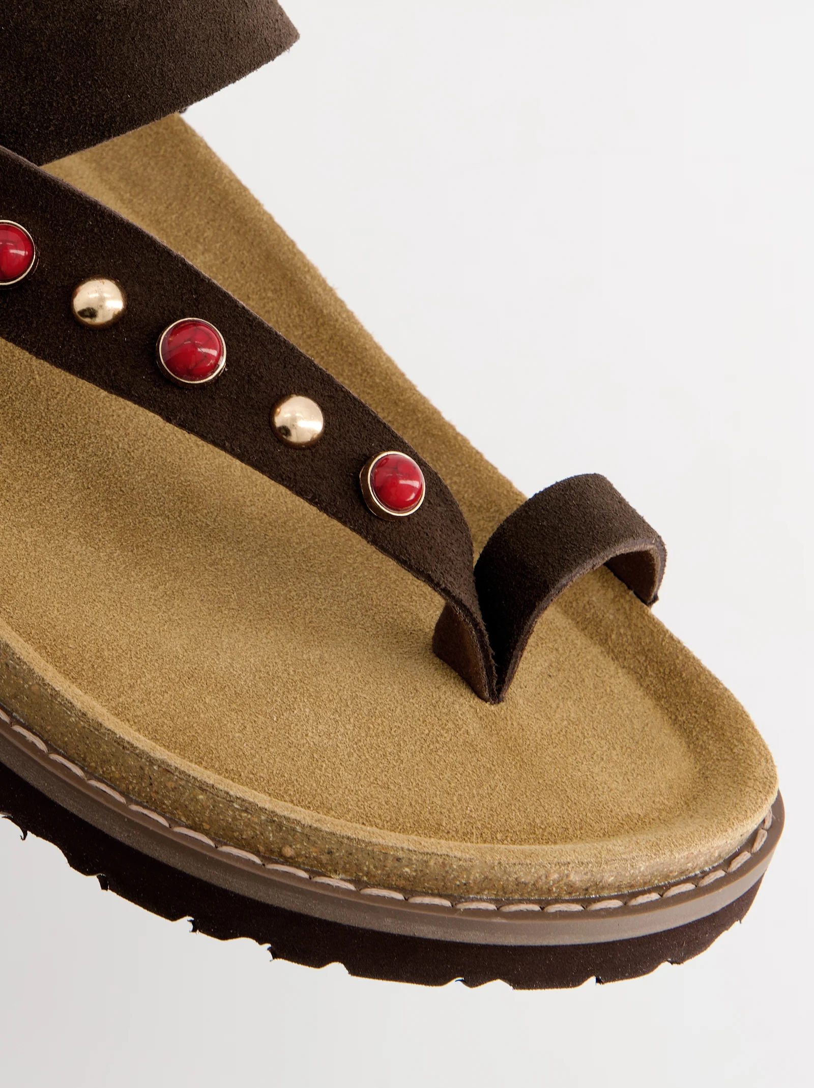 Sandalias en ante con detalles ornamentales - Kaia - Image 3