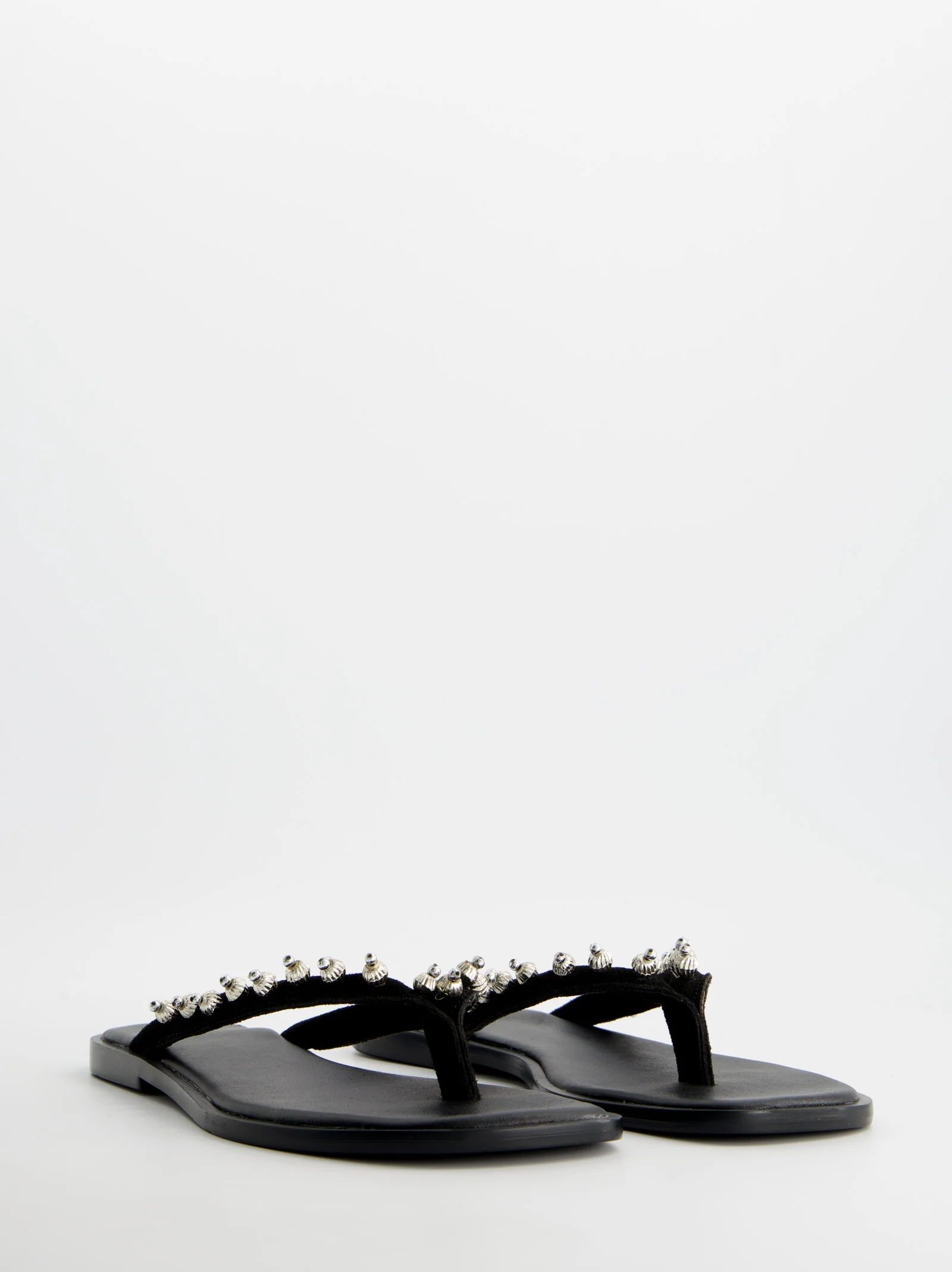 Sandalias negras de piel - Orilla - Image 5