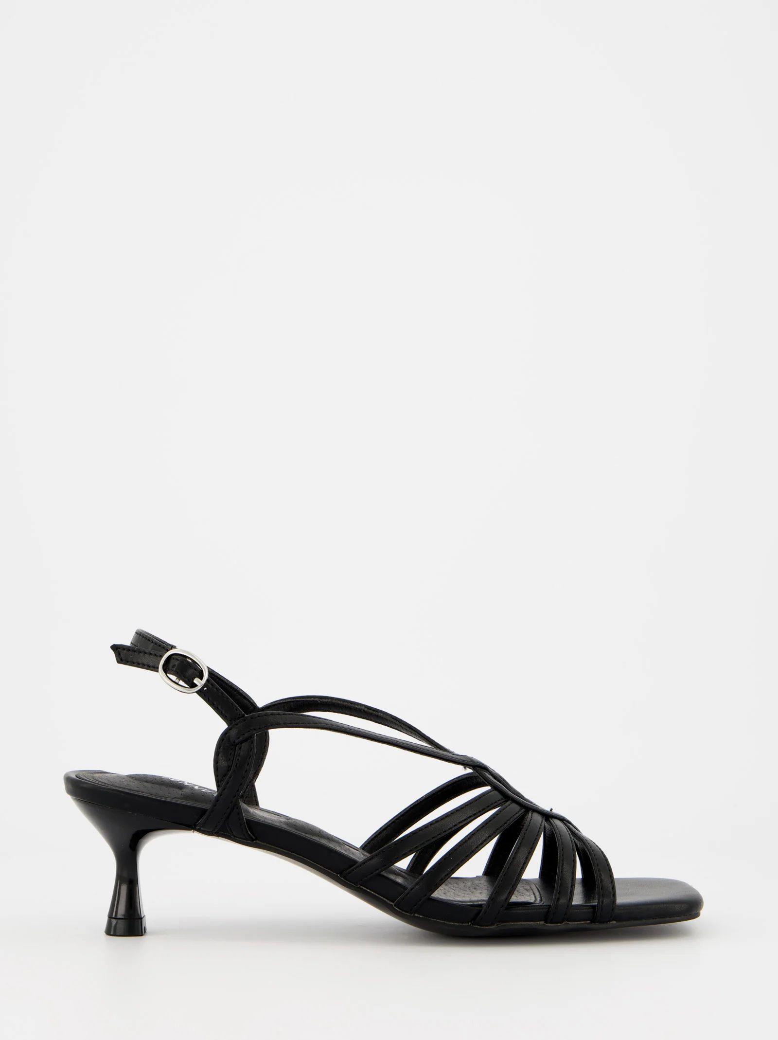 Sandalias negras de tacón - Bhoon