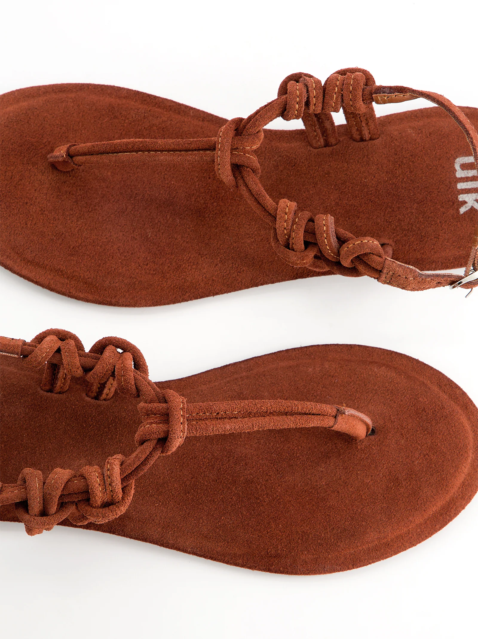 Sandalias planas en ante trenzado - Parana - Image 3