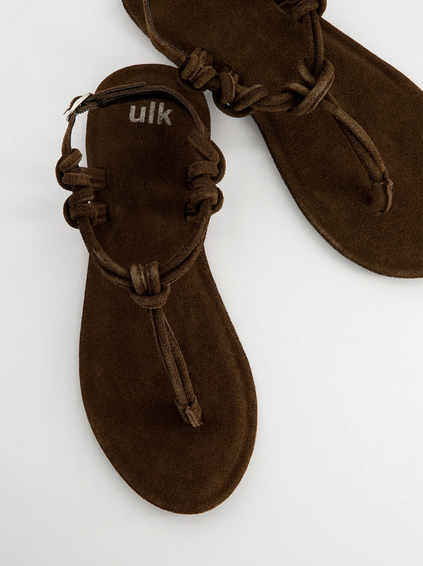 Sandalias planas en ante trenzado - Parana - Image 2