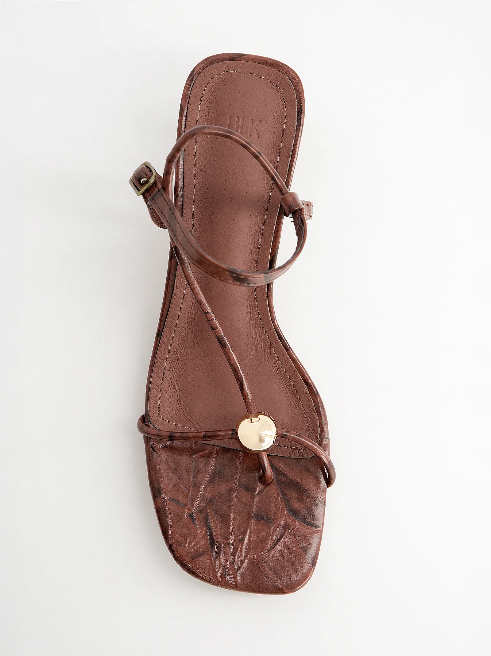 Sandalias tiras finas tacón bajo - Bolly - Image 5