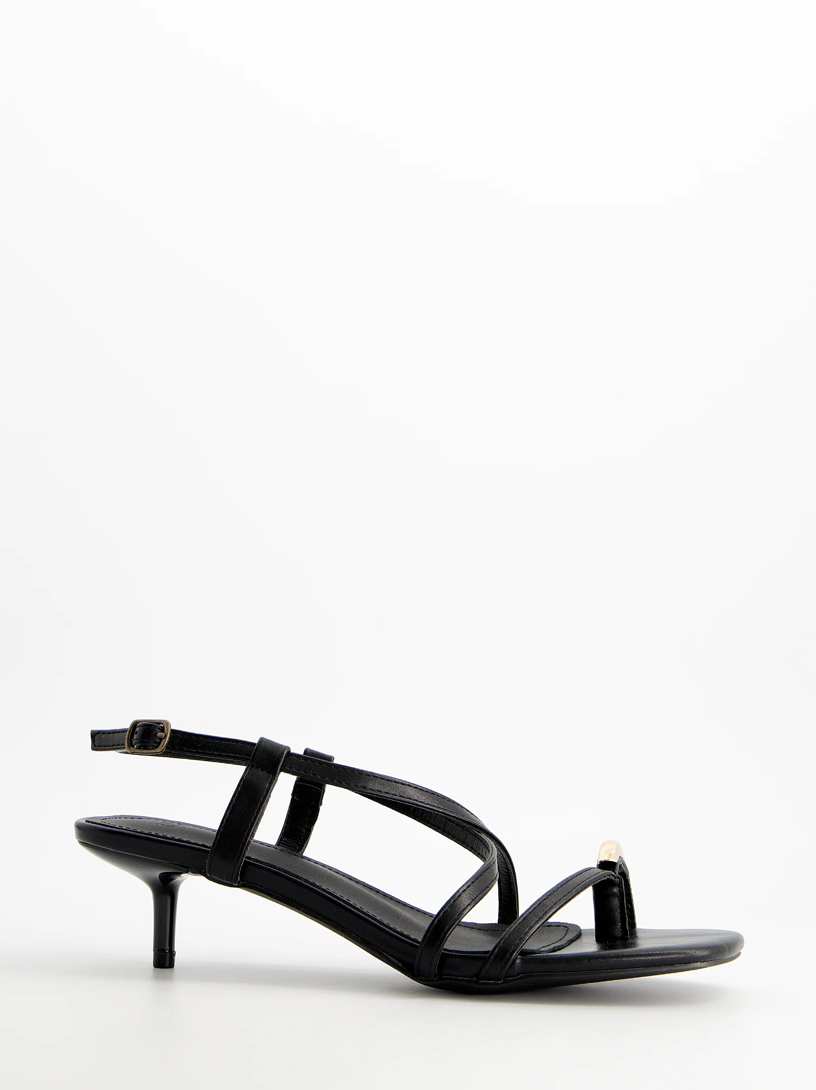 Sandalias tiras finas tacón bajo - Regee