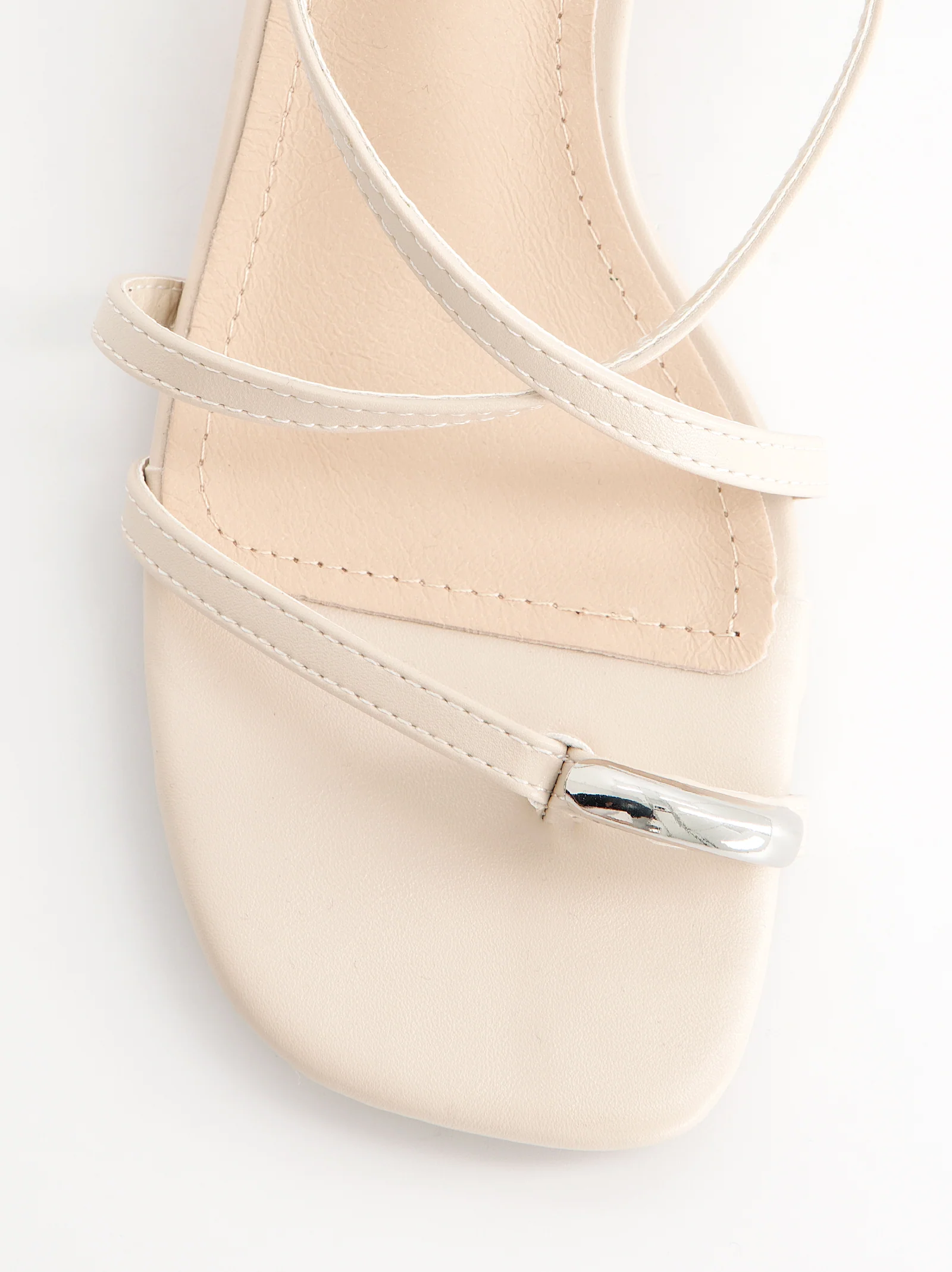Sandalias tiras finas tacón bajo - Regee - Image 4