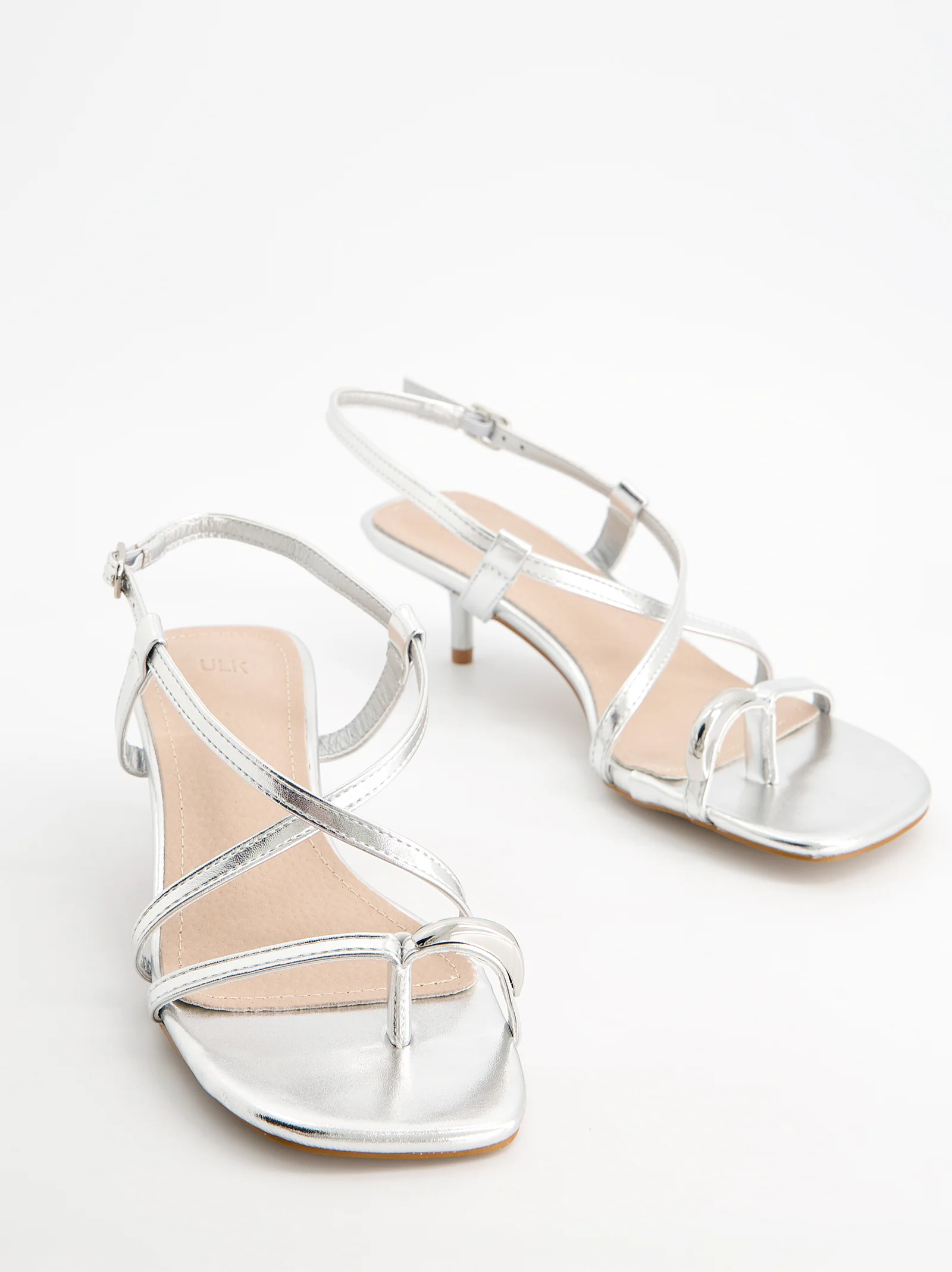 Sandalias tiras finas tacón bajo - Regee - Image 2
