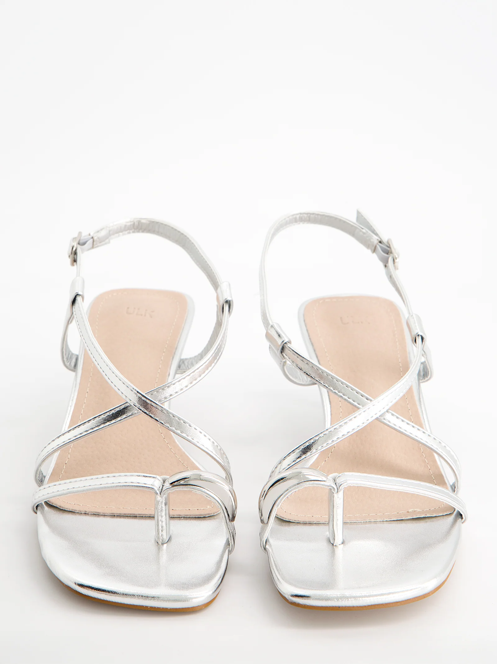 Sandalias tiras finas tacón bajo - Regee - Image 4