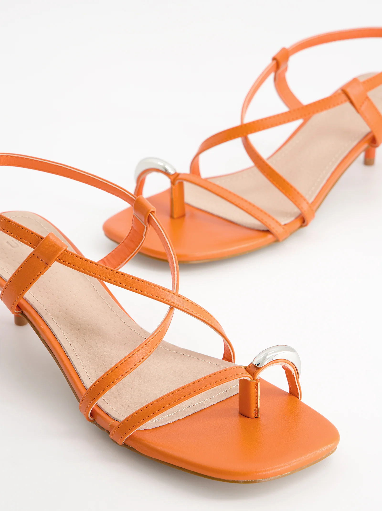 Sandalias tiras finas tacón bajo - Regee - Image 2
