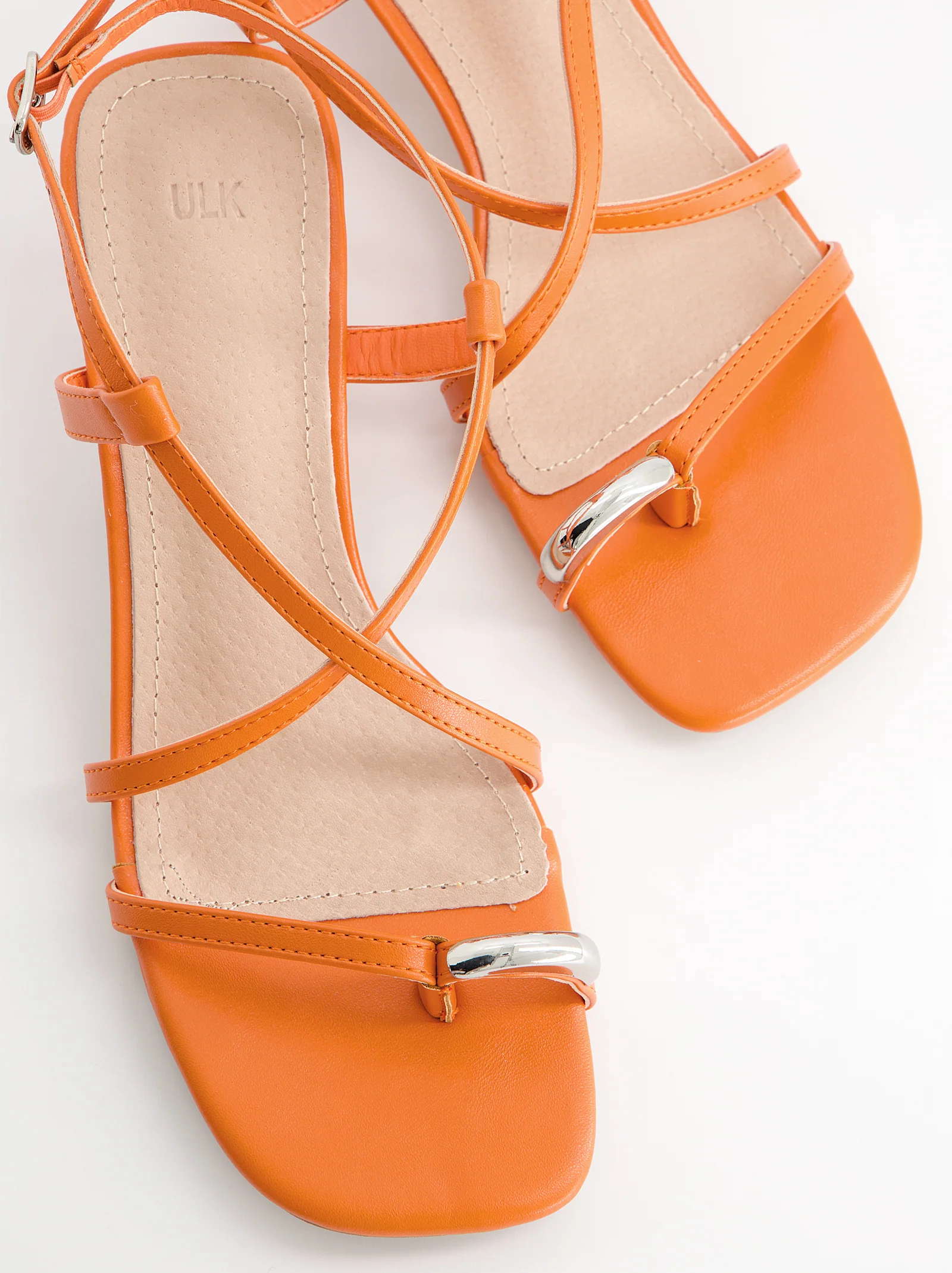 Sandalias tiras finas tacón bajo - Regee - Image 4