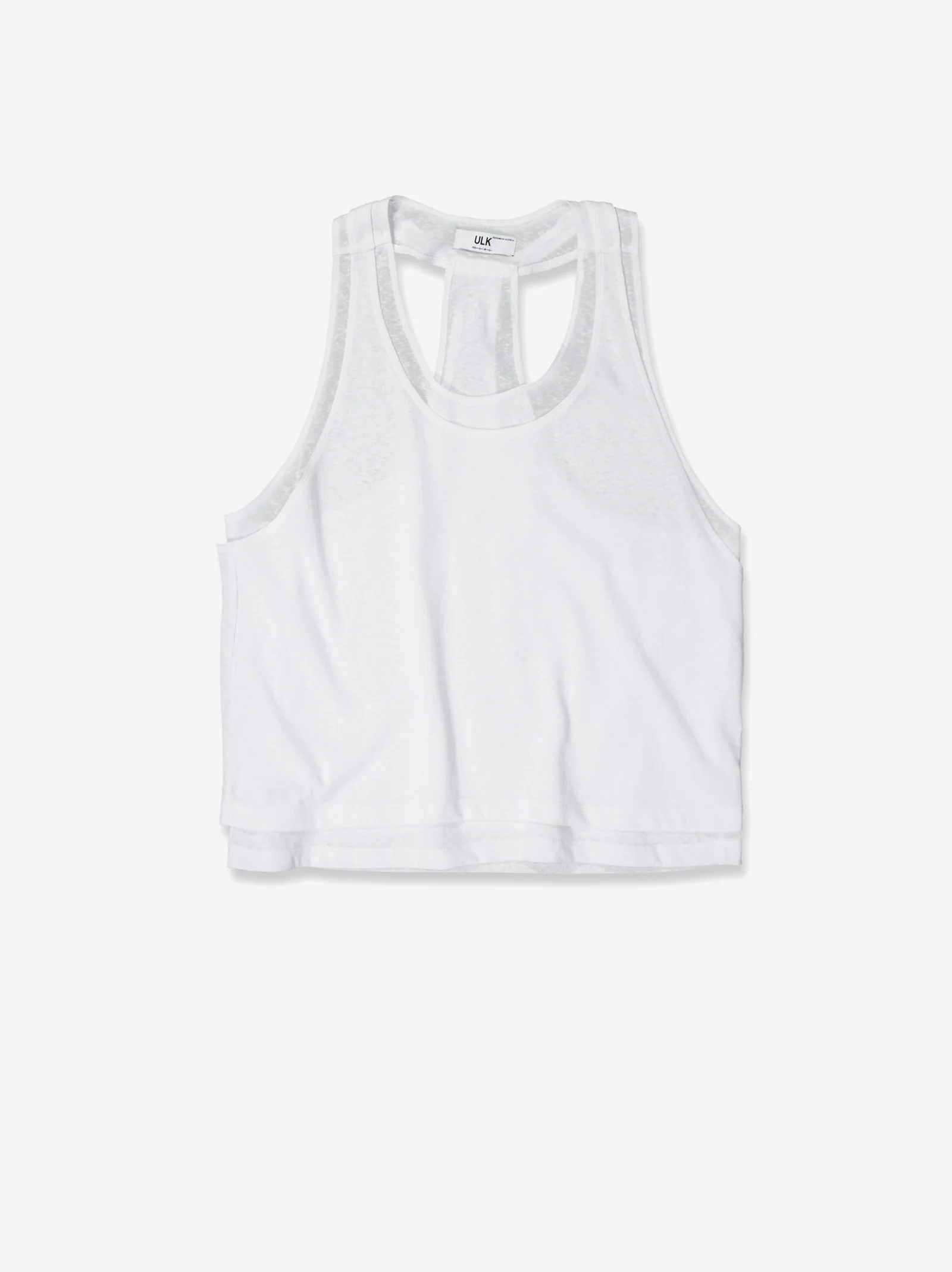 Top doble capa blanco ligero - Topo - Image 4