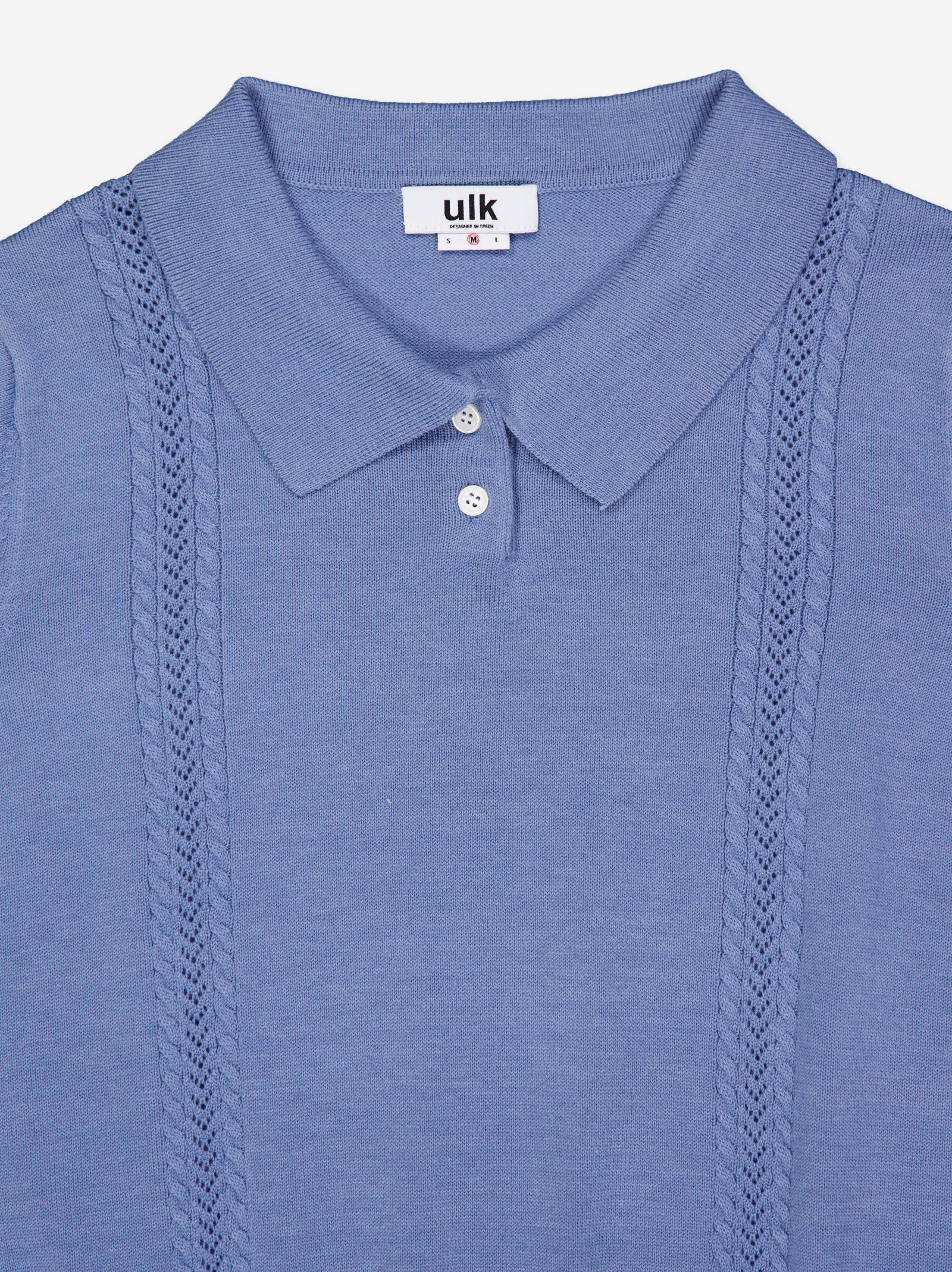 Top punto con cuello polo - ULK Claudine - Image 5