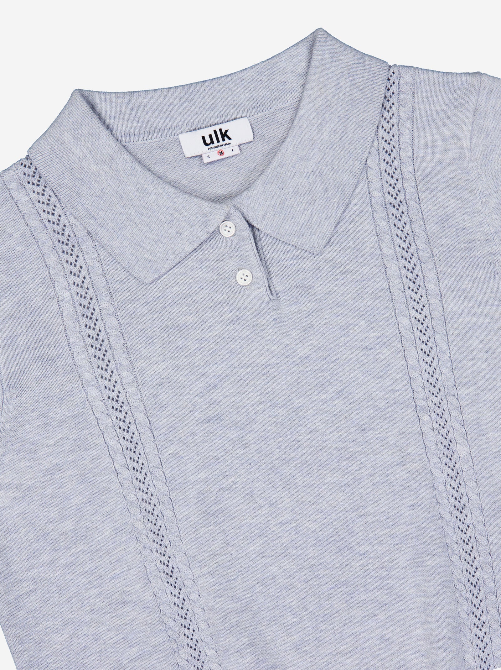 Top punto con cuello polo - ULK Claudine - Image 3