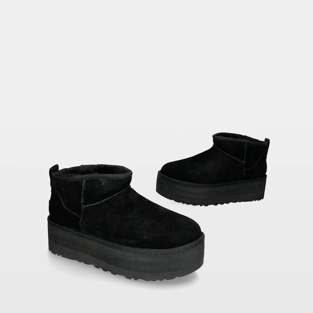 Ugg Classic Ultra Mini - Botines de pelo con plataforma - Image 3