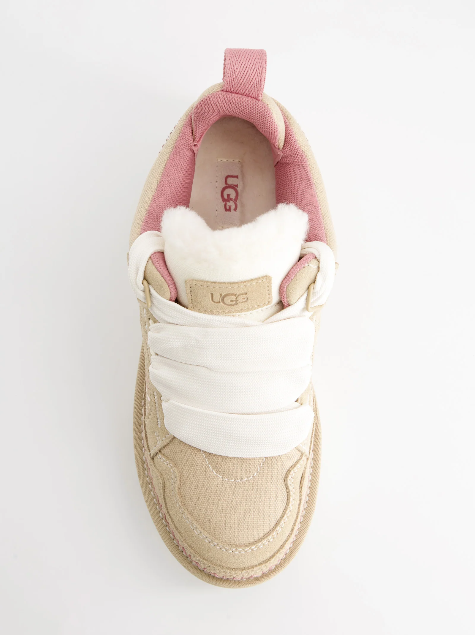 Zapatillas abotinadas de ante con bordado y cordones anchos - UGG Lowmel Meadow - Image 2