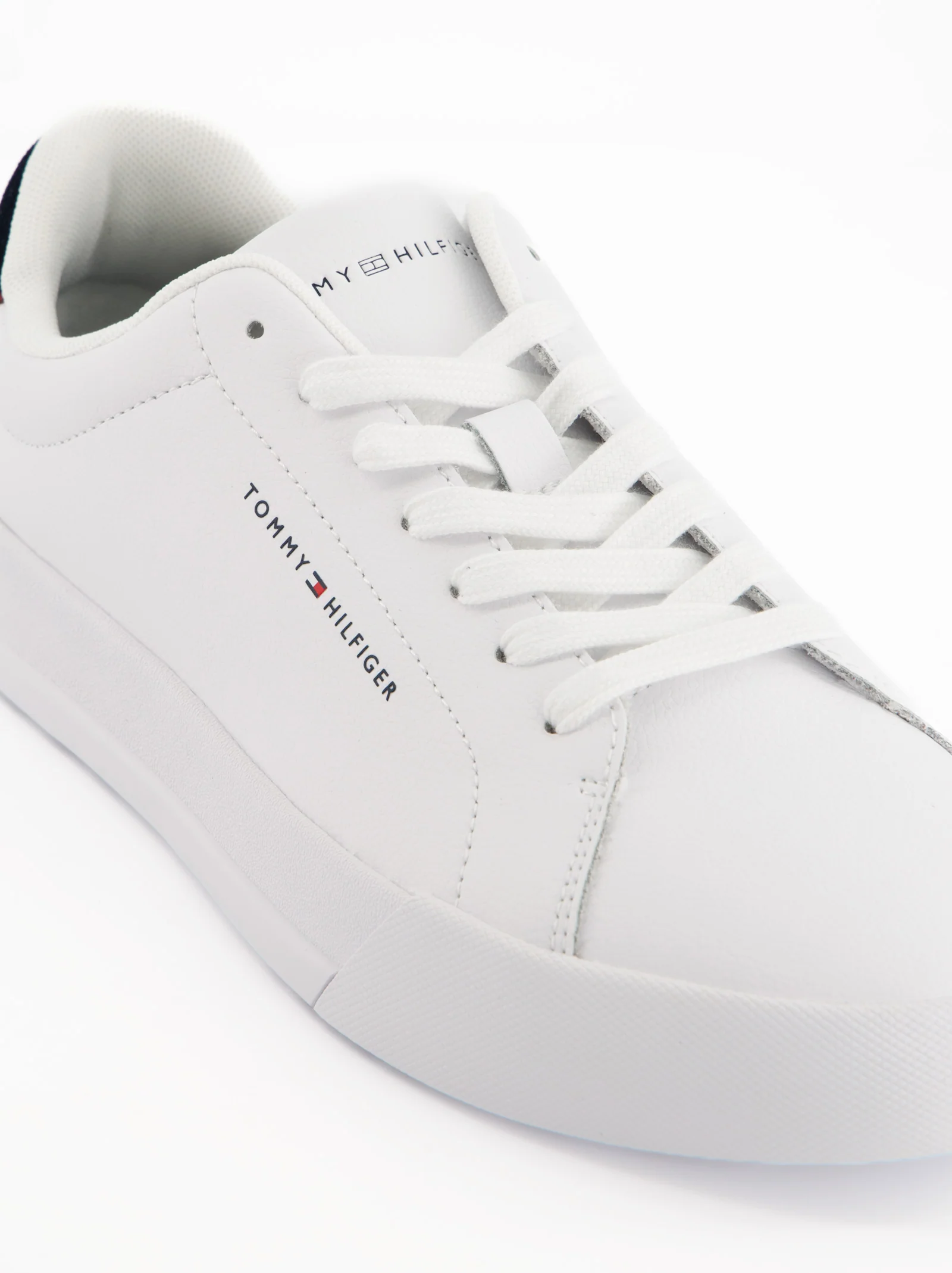Zapatillas blancas de piel - Tommy Hilfiger Court LTH - Image 3