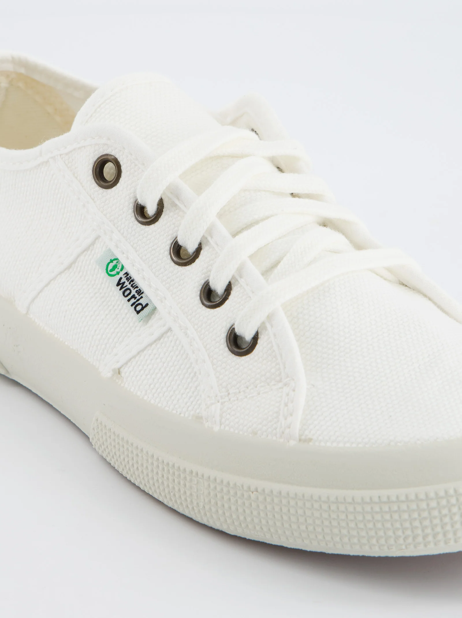 Zapatillas blancas ecológicas Natural World Old Blossom - Image 3