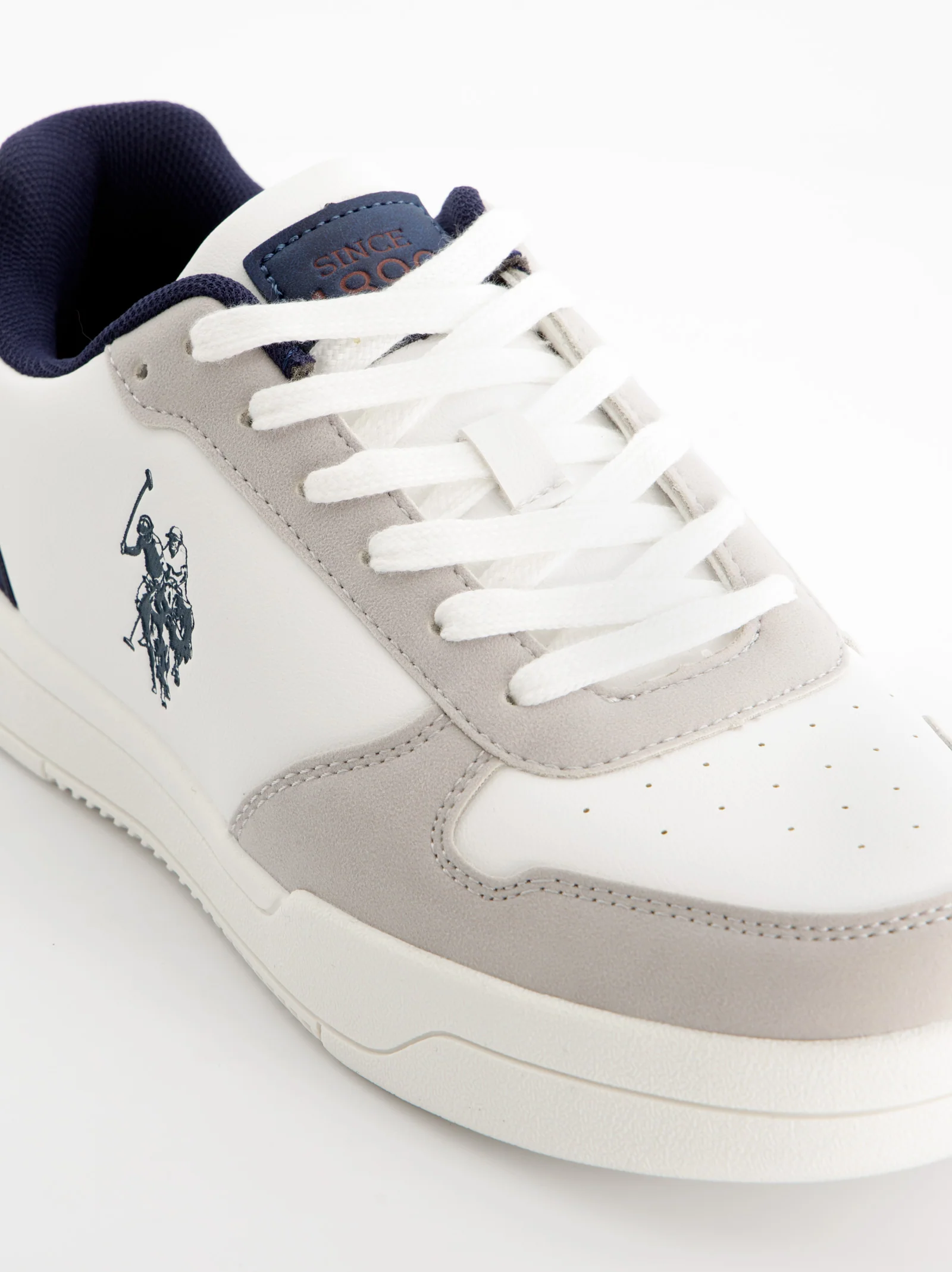 Zapatillas blancas efecto piel - U.S. Polo Assn. Steve - Image 4