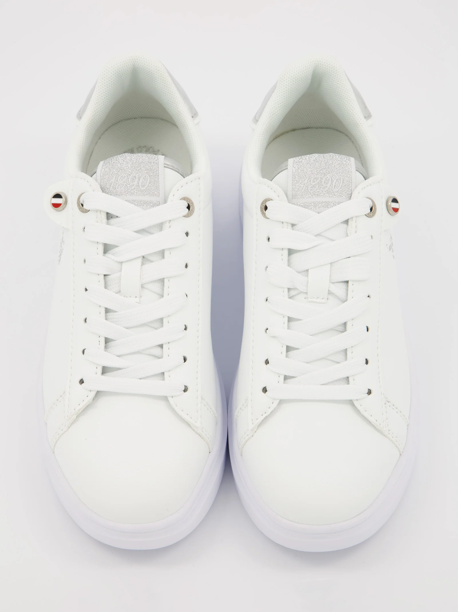 Zapatillas casual blancas de mujer de US Polo - Image 3