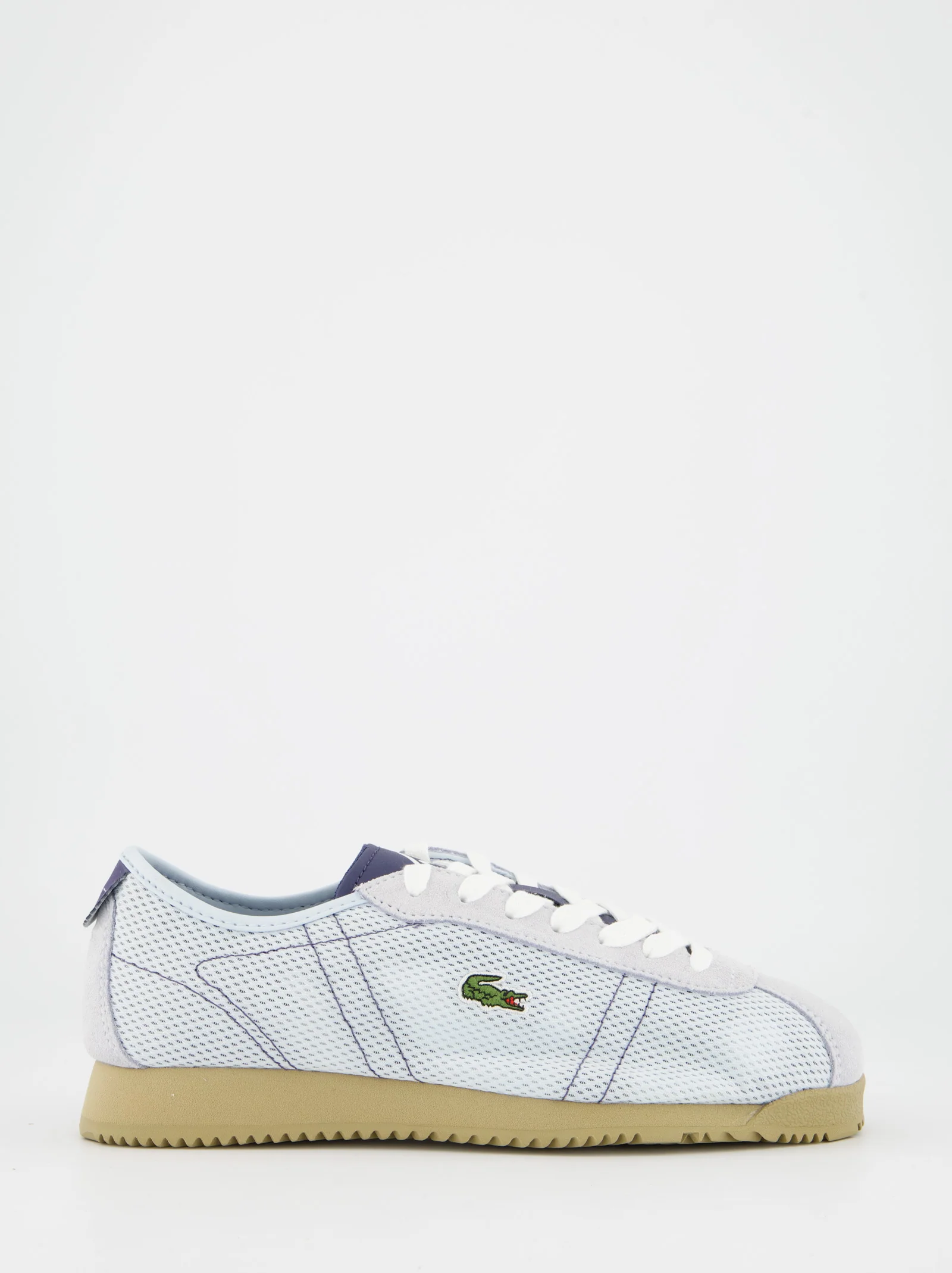 Zapatillas de ante y malla Lacoste Club Low
