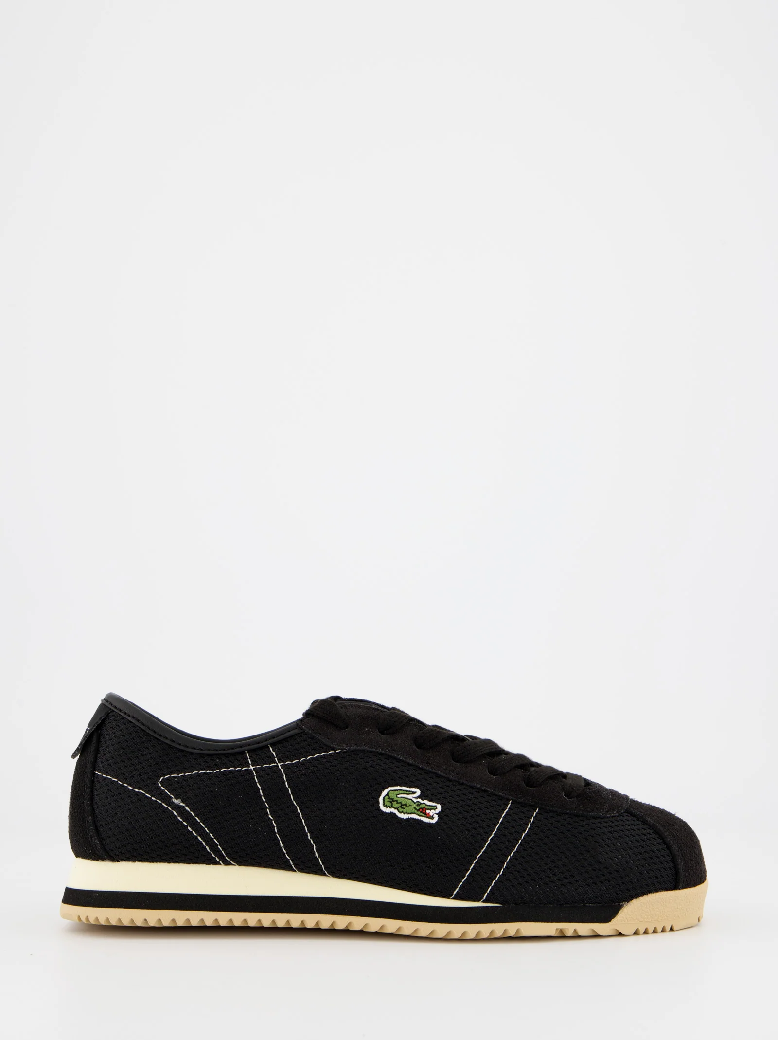 Zapatillas de ante y malla Lacoste Club Low