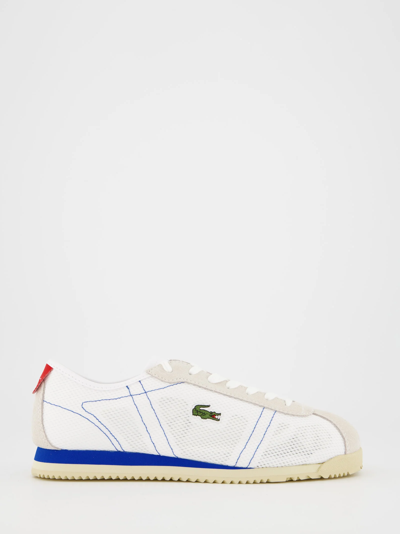 Zapatillas de ante y malla Lacoste Club Low