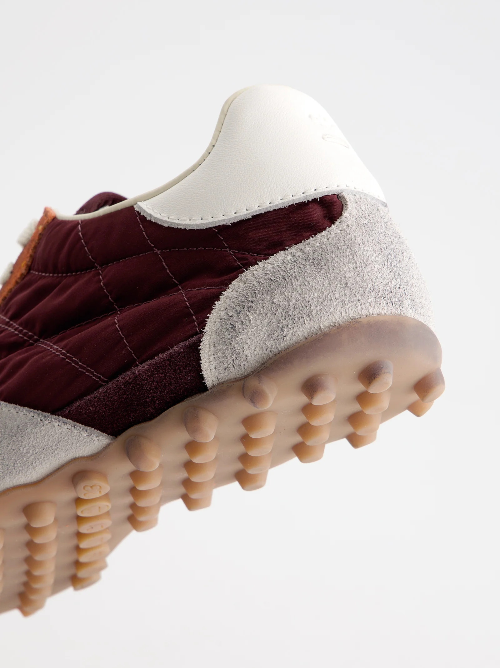 Zapatillas de ante y nylon burdeos - Nova - Image 3